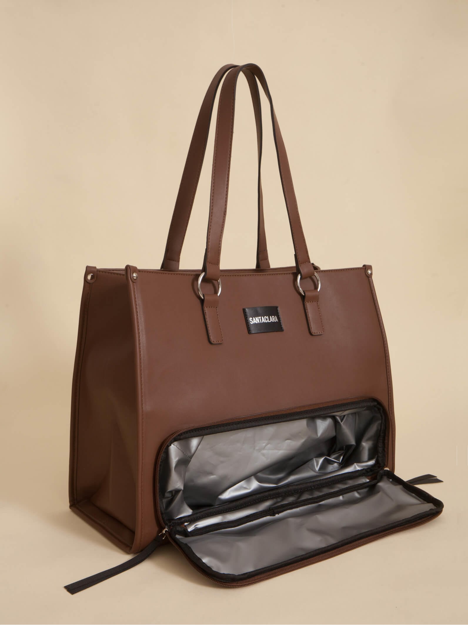 Maxibolso Lunchera Amara Marrón