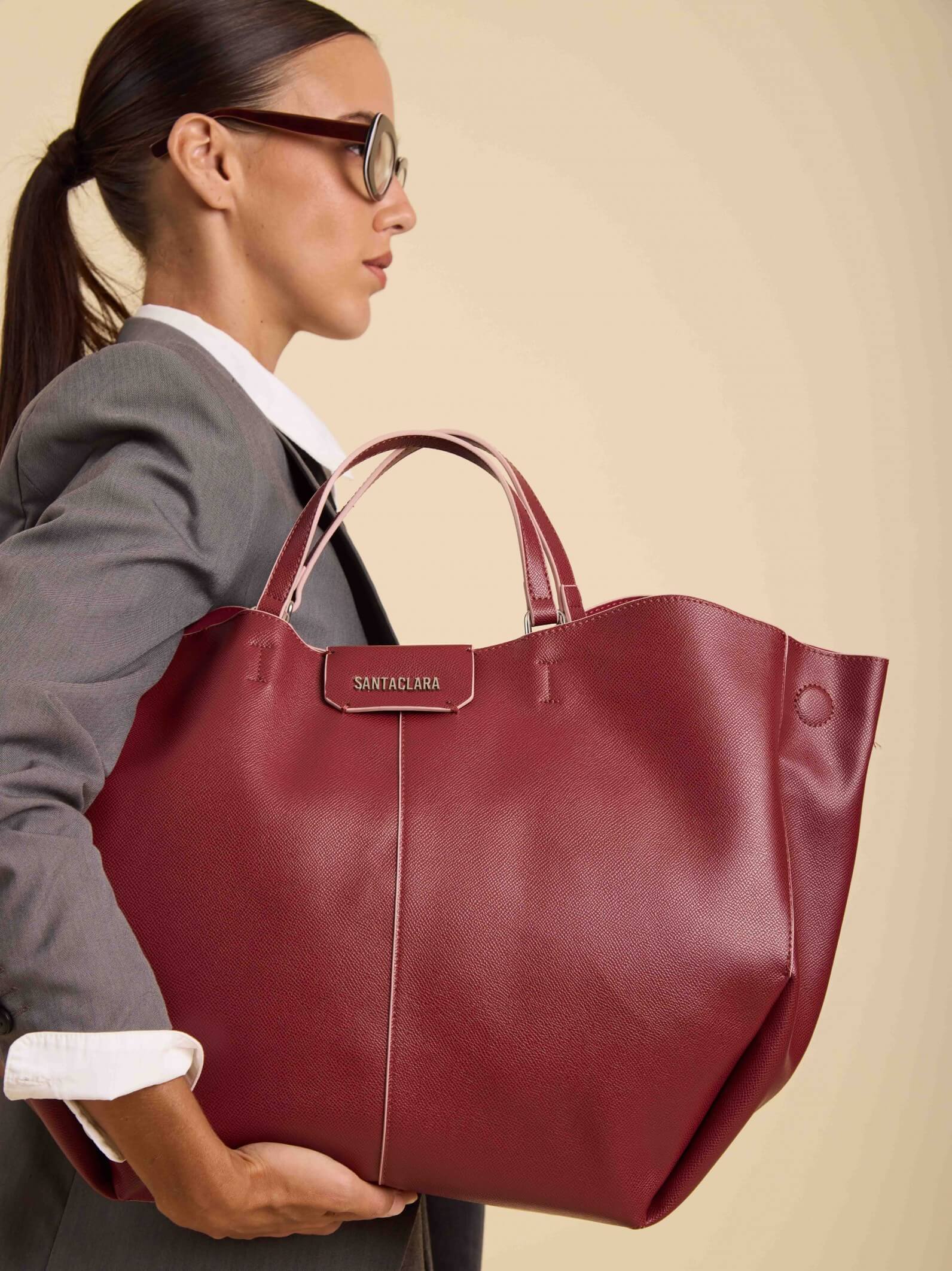 Cartera Shopper Greta Uva