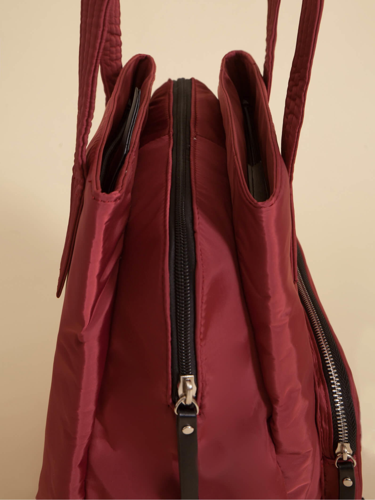 Cartera Shopper Bea Bordo Triple compartimento