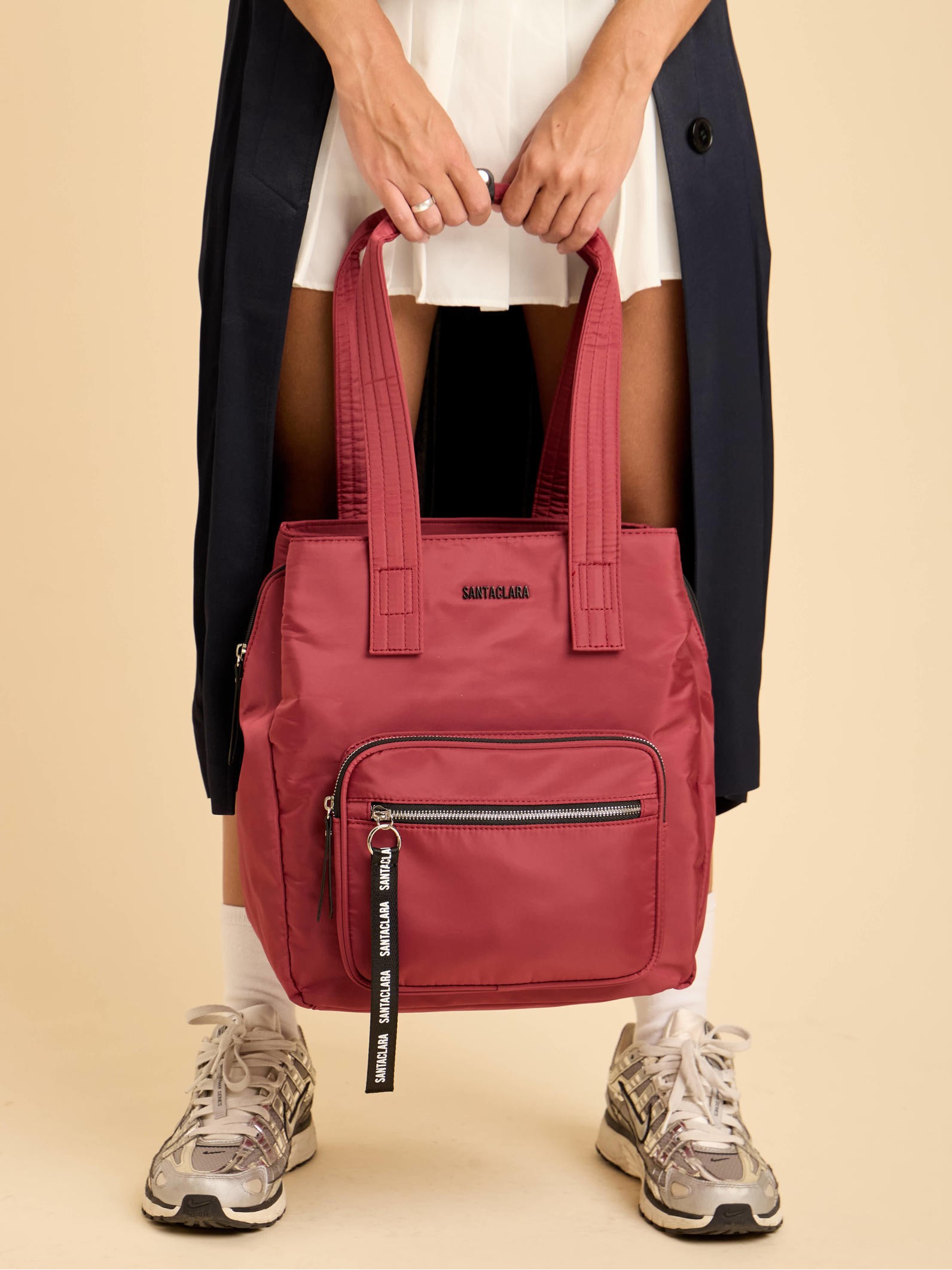 Cartera Shopper Bea Bordo Triple compartimento