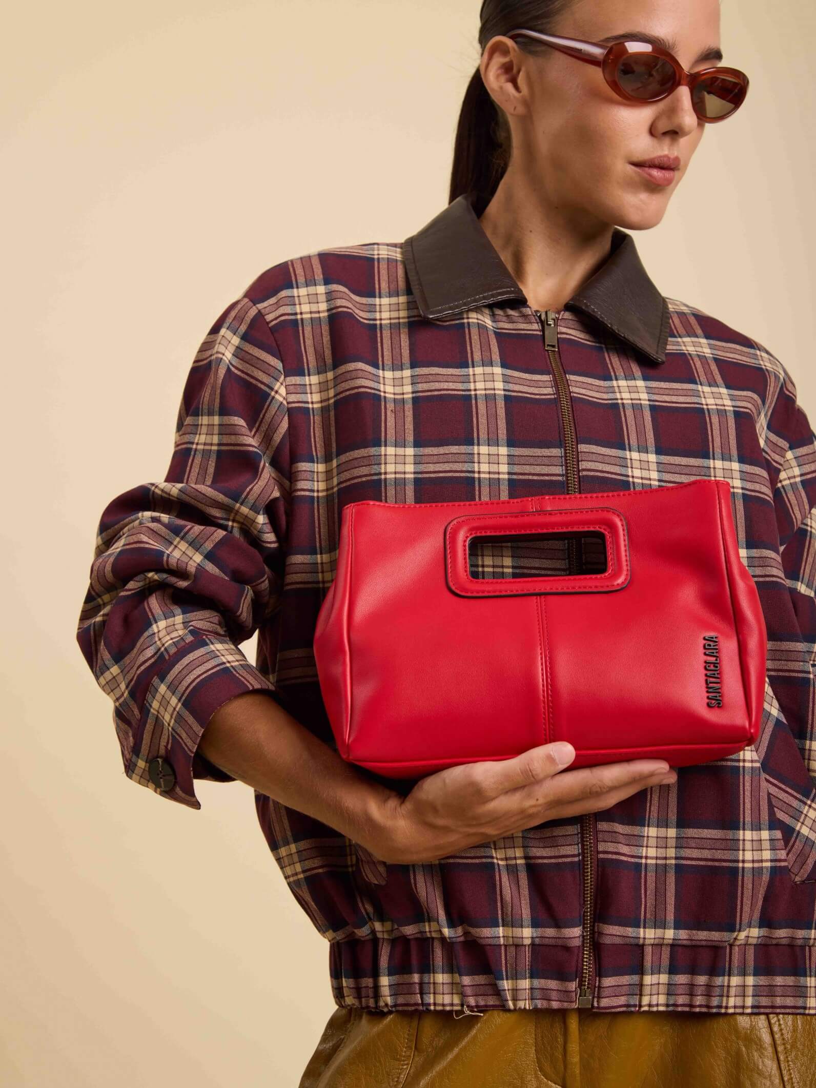 Bandolera Clutch Andy Roja