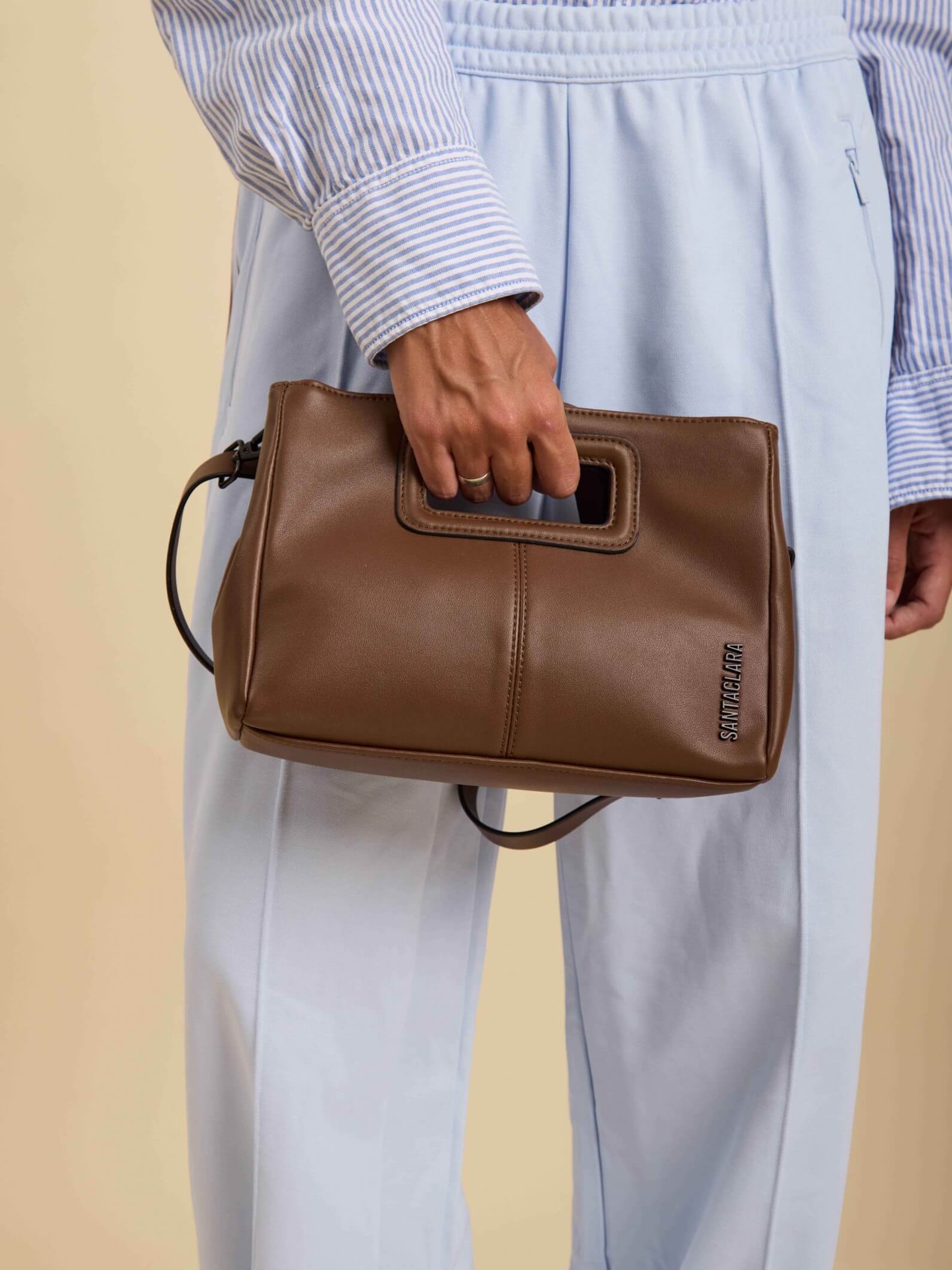 Bandolera Clutch Andy Chocolate