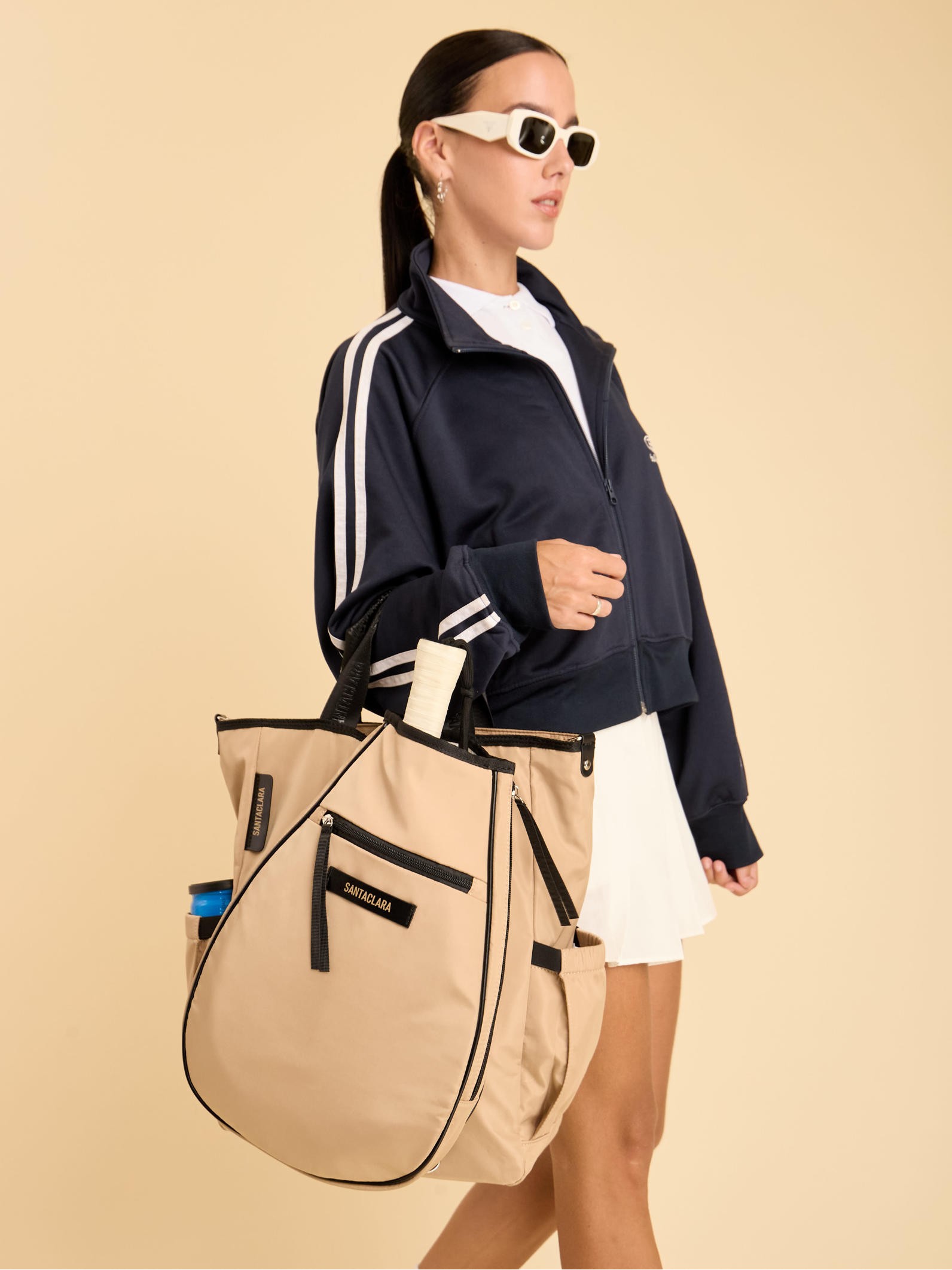 Mochila Porta Paleta y Raqueta Move Beige
