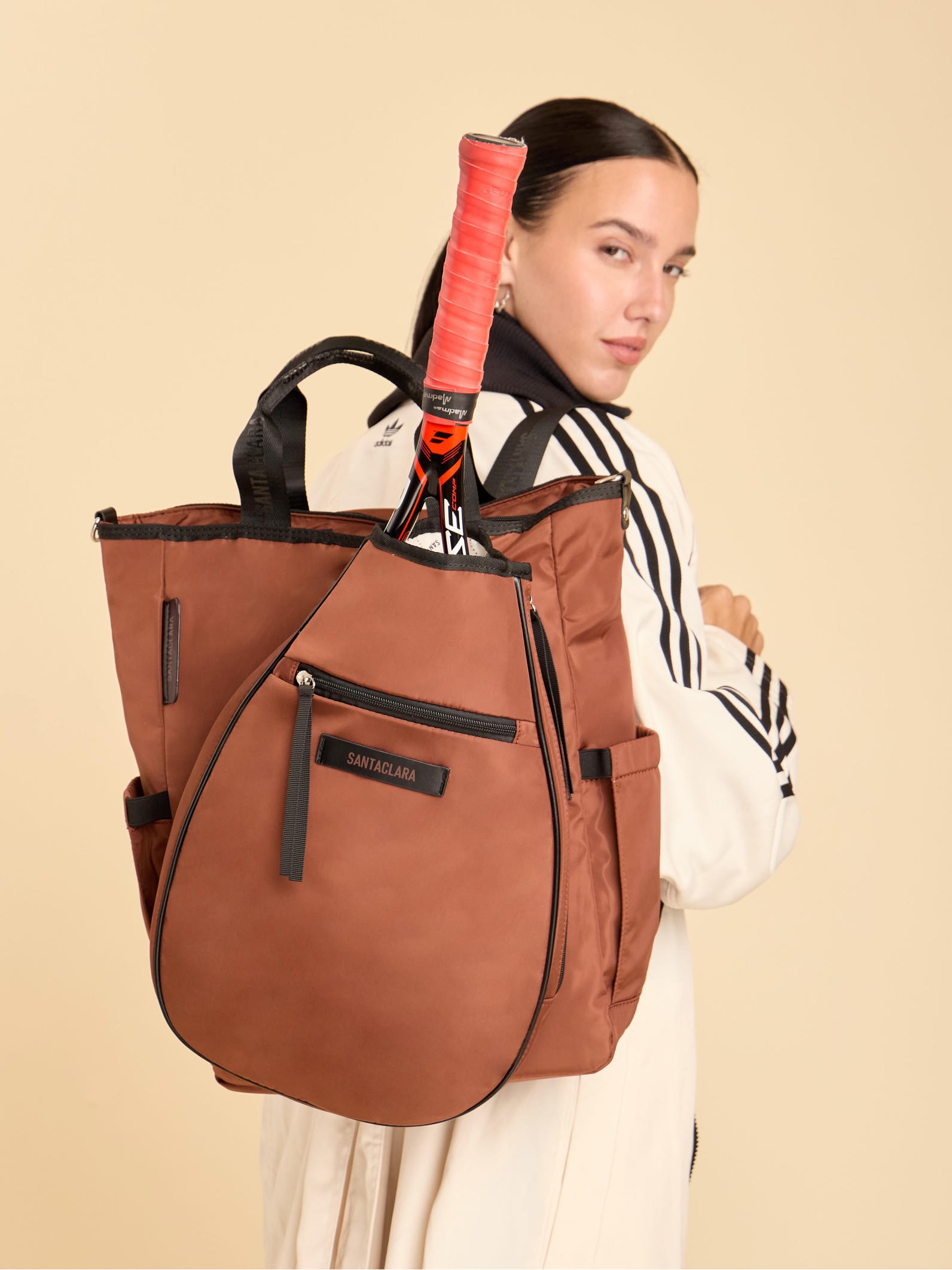 Mochila Porta Paleta y Raqueta Move Marrón