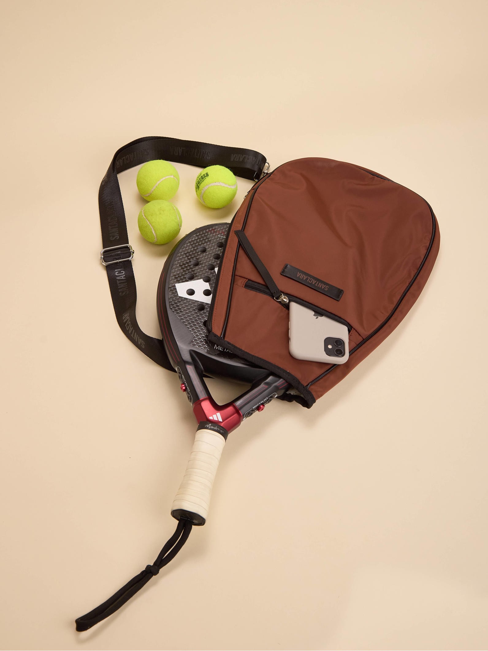 Mochila Porta Paleta y Raqueta Move Marrón