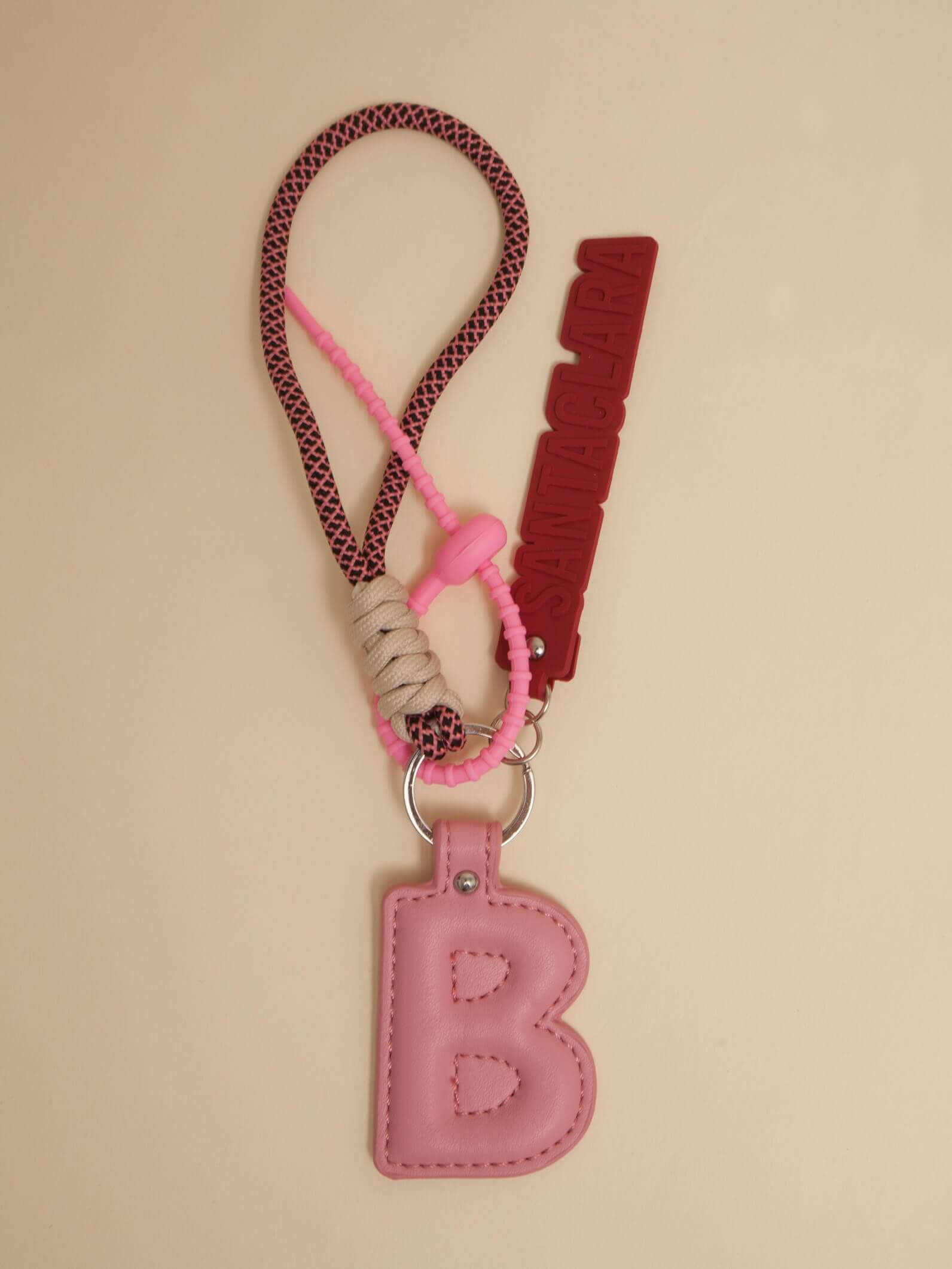 Llavero Y Charm Letra B Multicolor