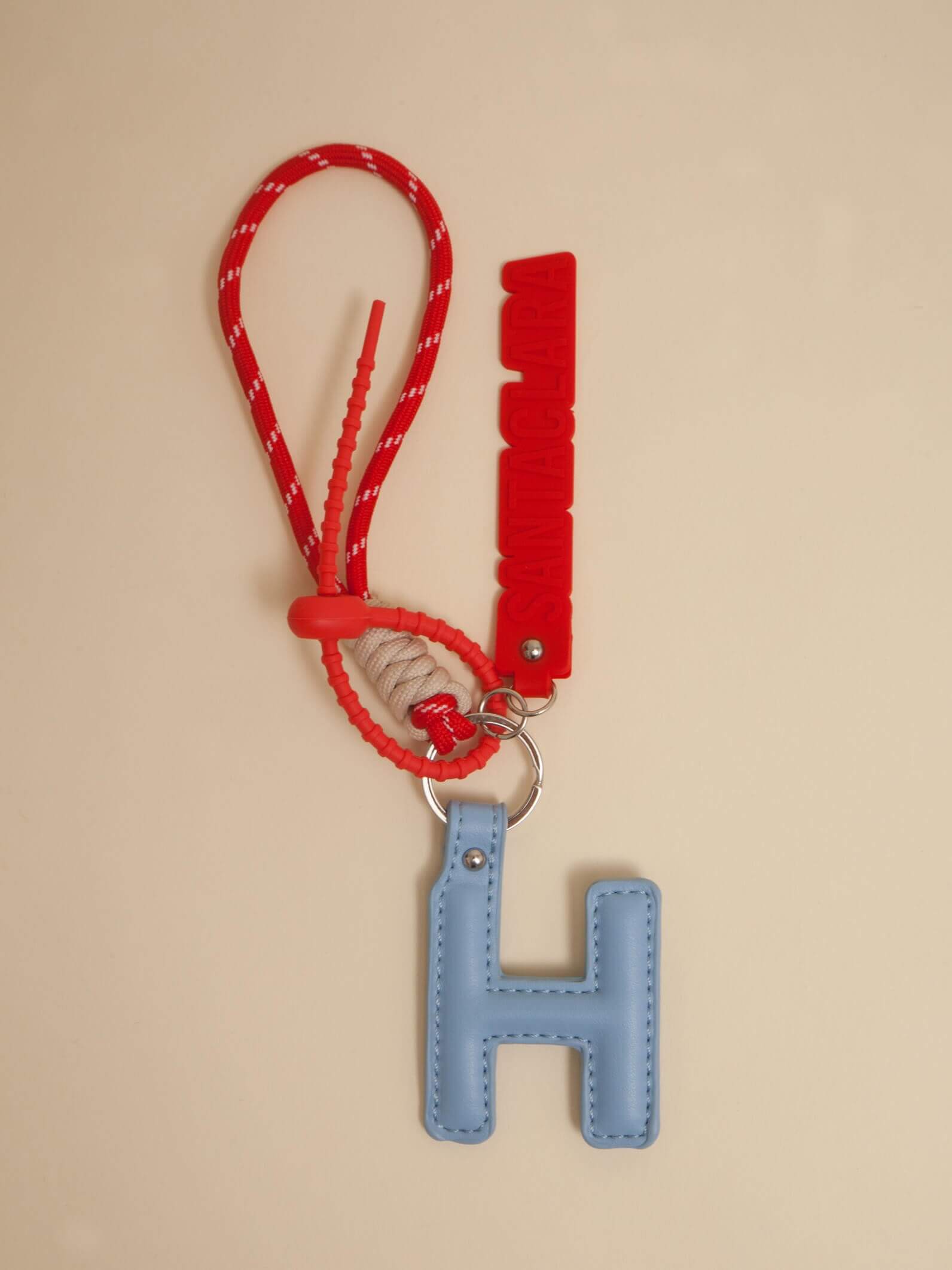 Llavero Y Charm Letra H Multicolor