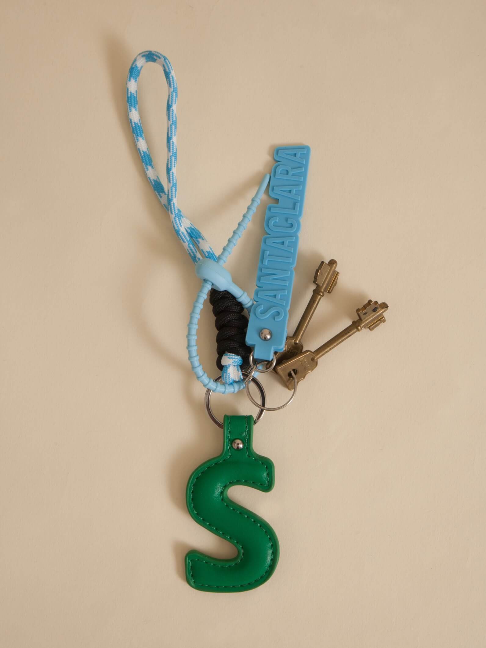 Llavero Y Charm Letra S Multicolor