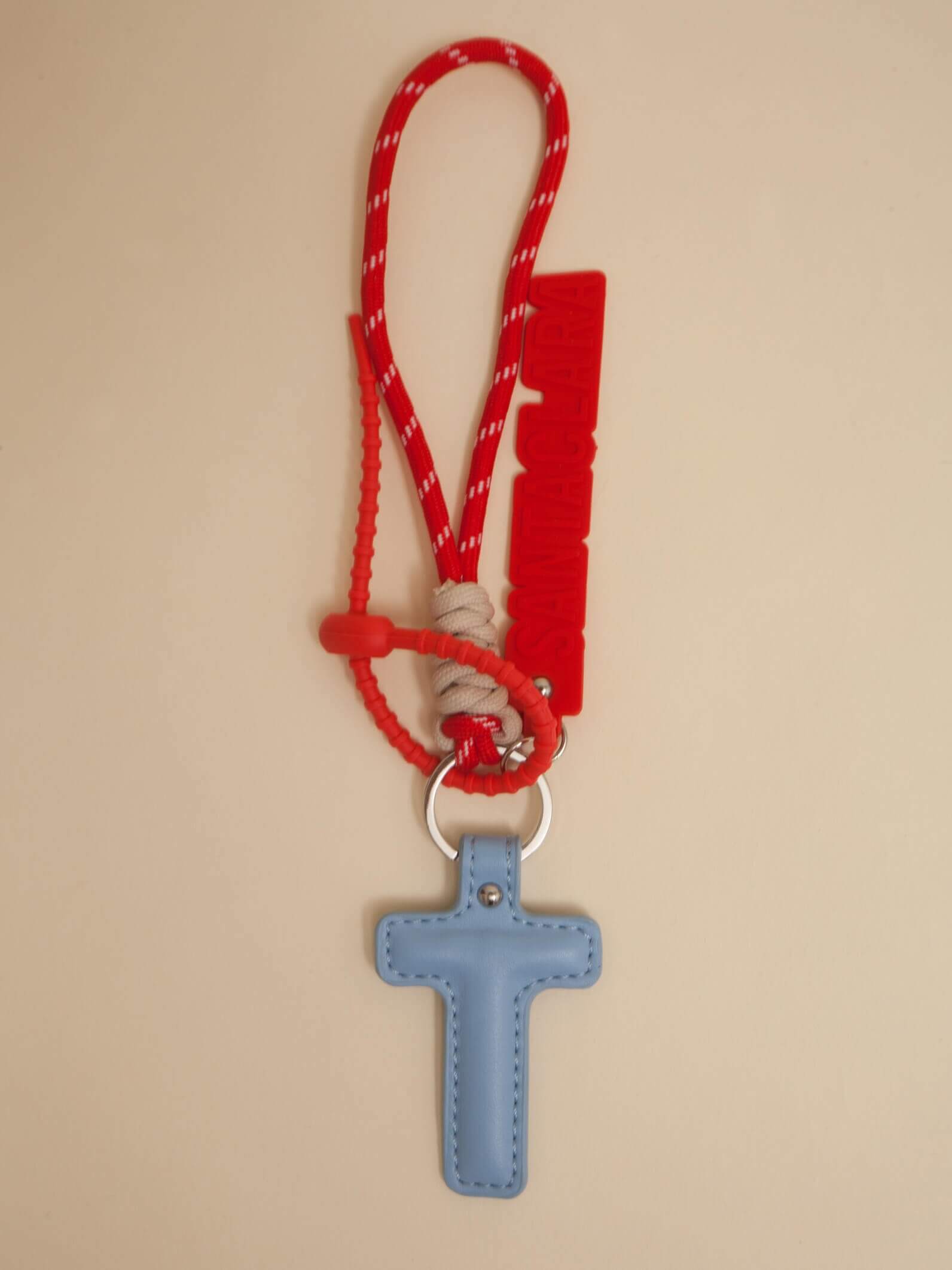 Llavero Y Charm Letra T Multicolor