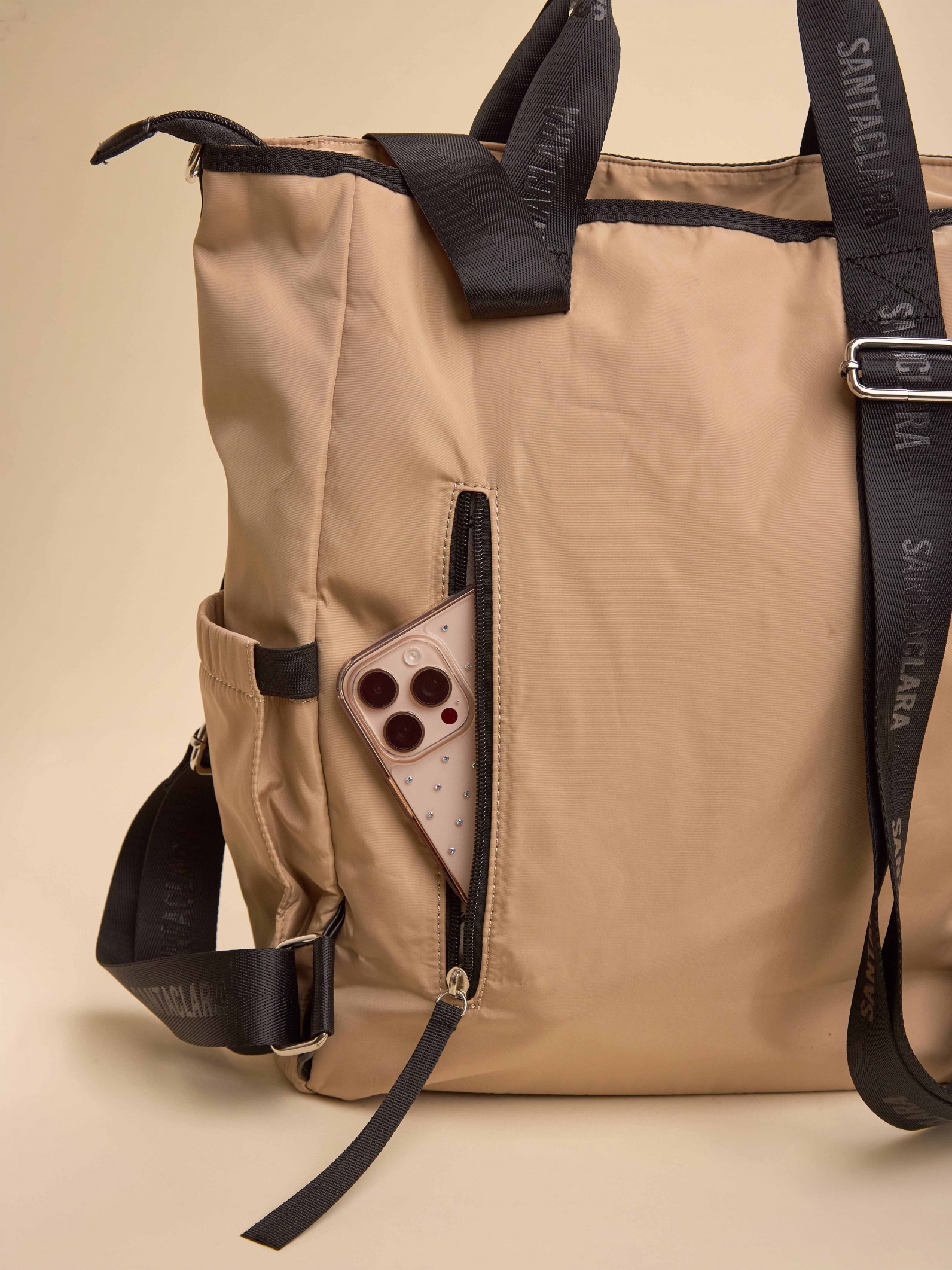 Mochila Porta Paleta y Raqueta Move Beige