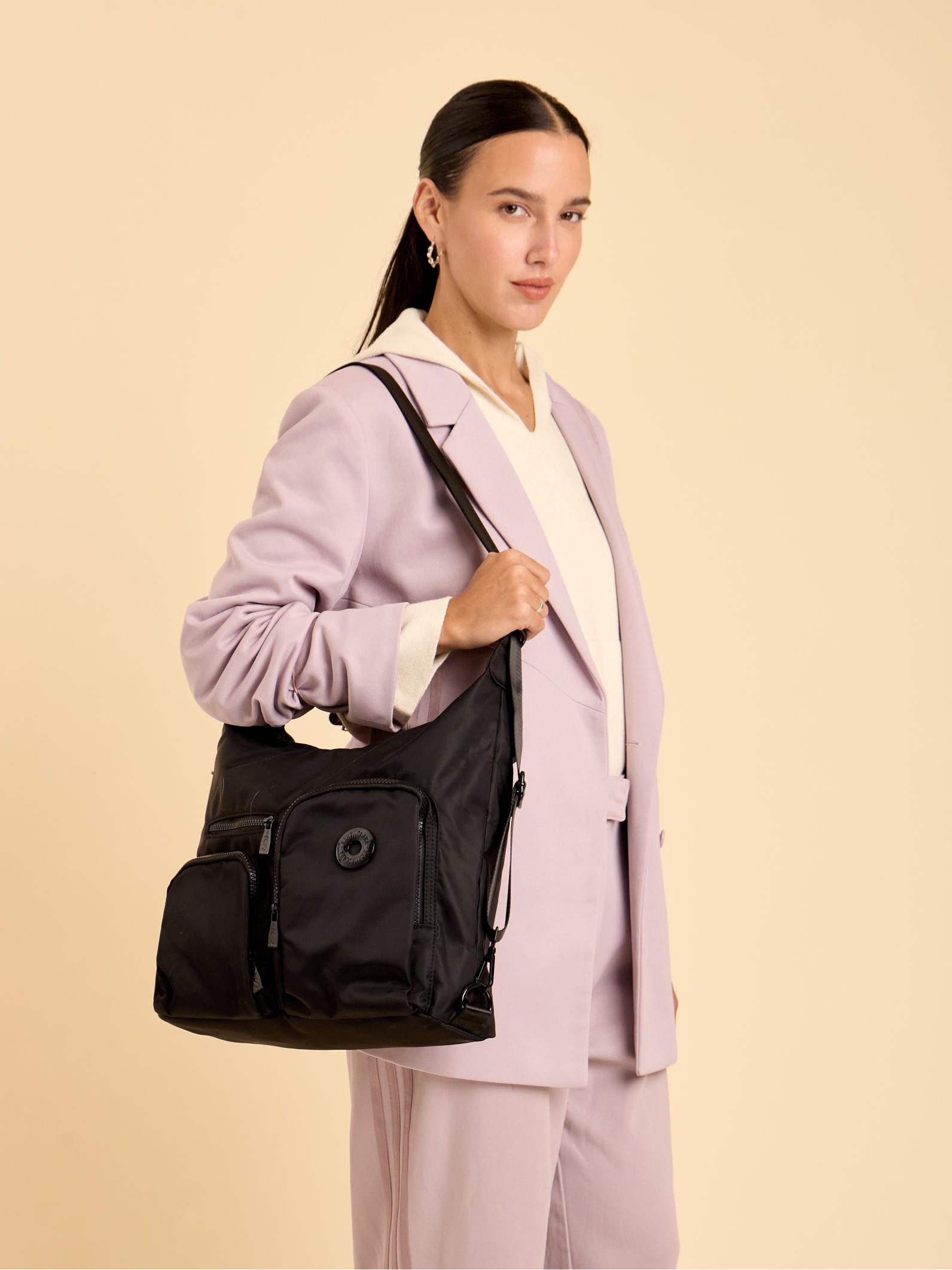Cartera Mochila Go 3 en 1 Negro Porta Notebook