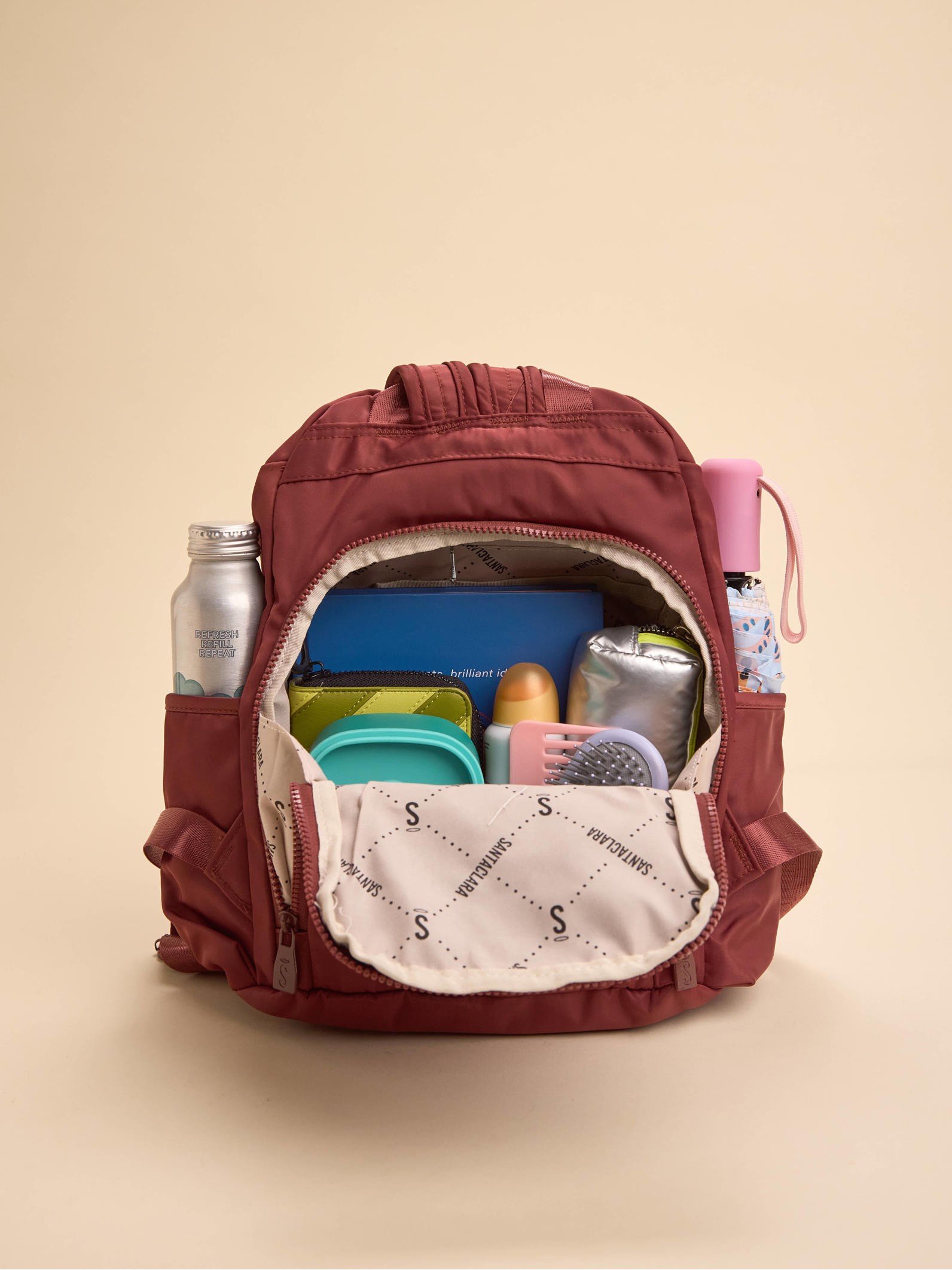 Mochila Antirrobo Go Bordó