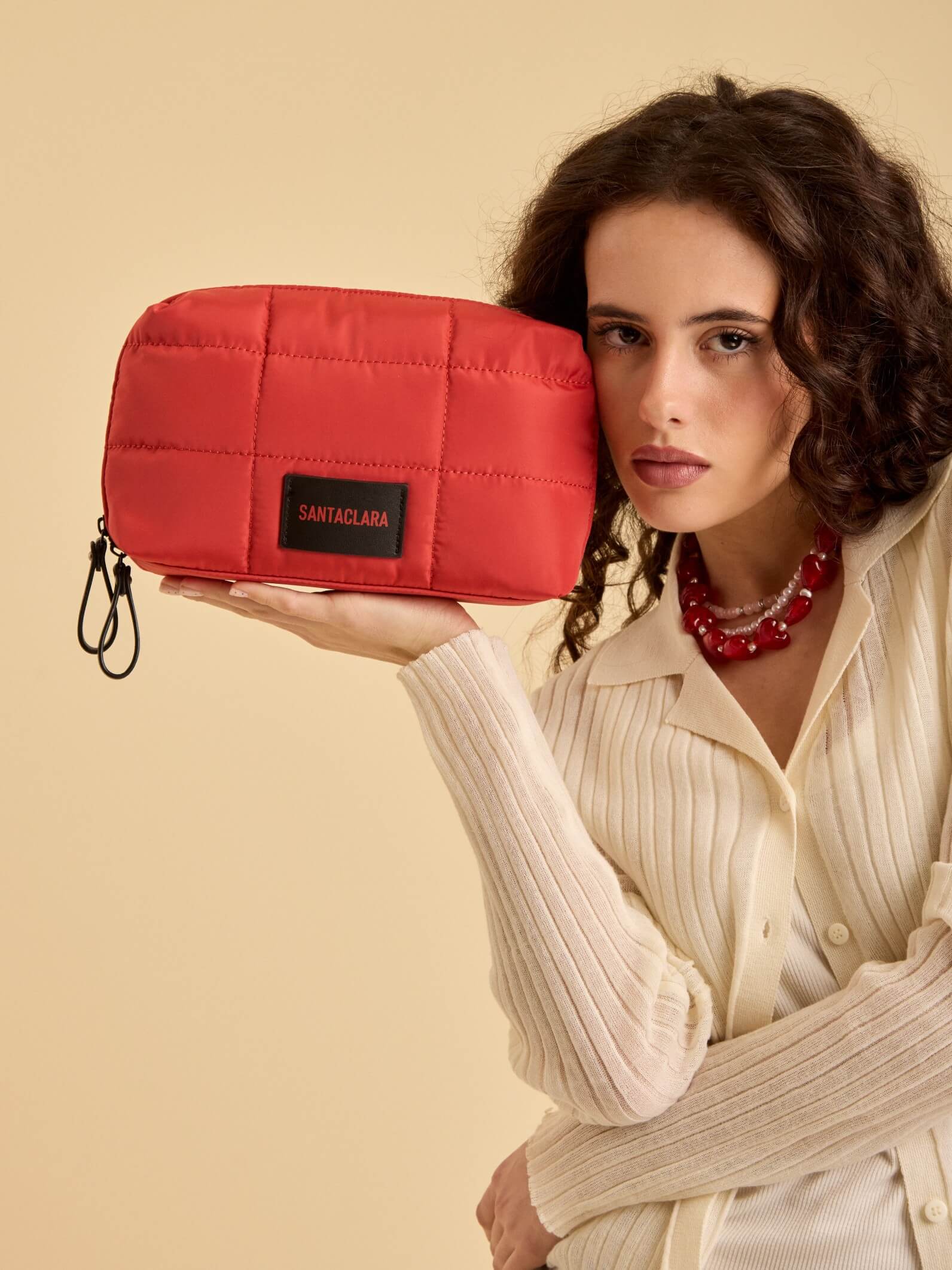 Neceser Amalia Rojo