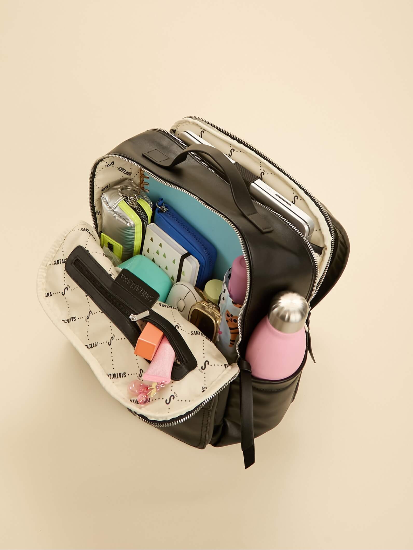 Mochila Porta Notebook Carmela Negro