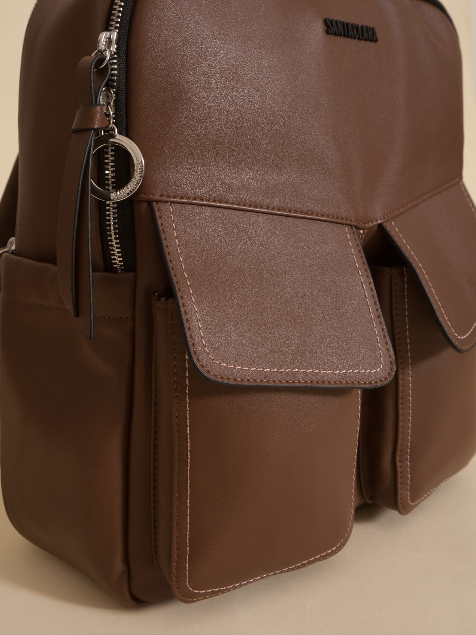 Mochila Porta Notebook Carmela Chocolate