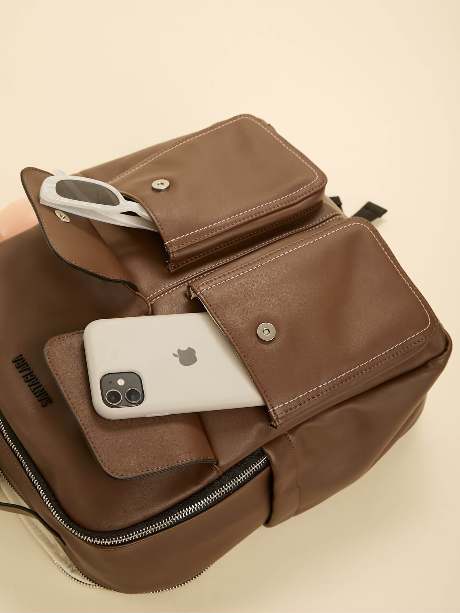 Mochila Porta Notebook Carmela Chocolate