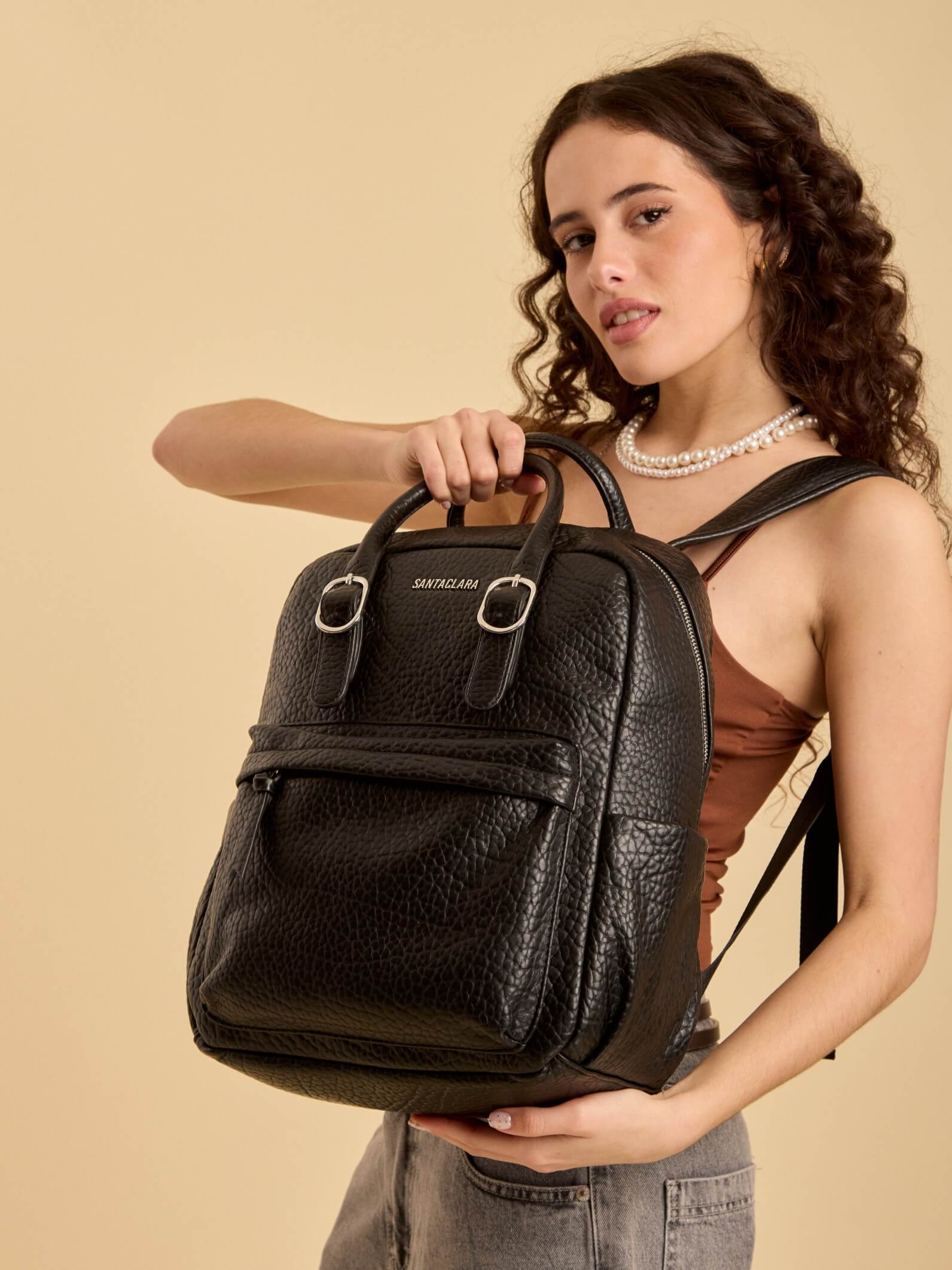 Mochila René Negro