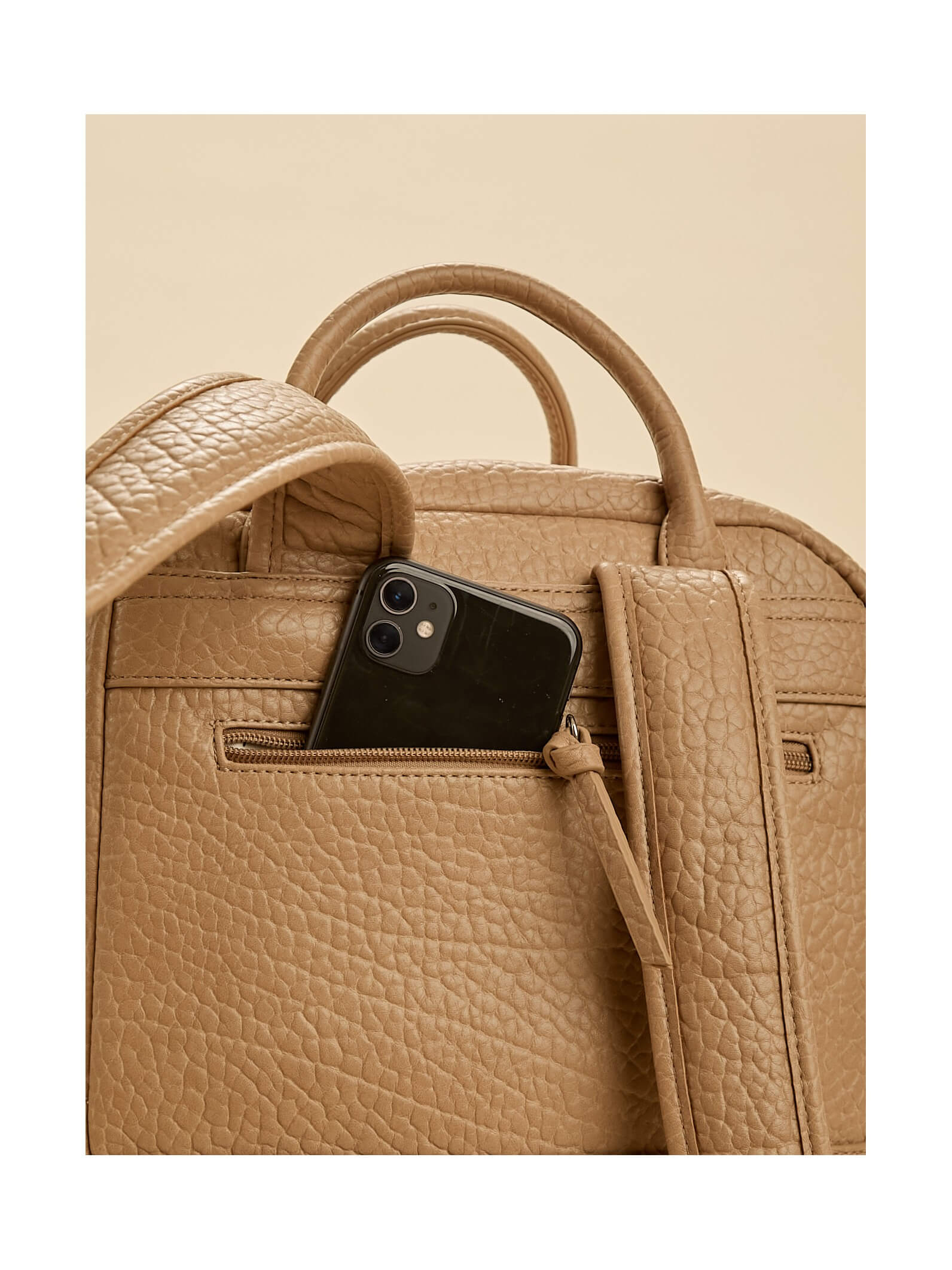 Mochila René Beige