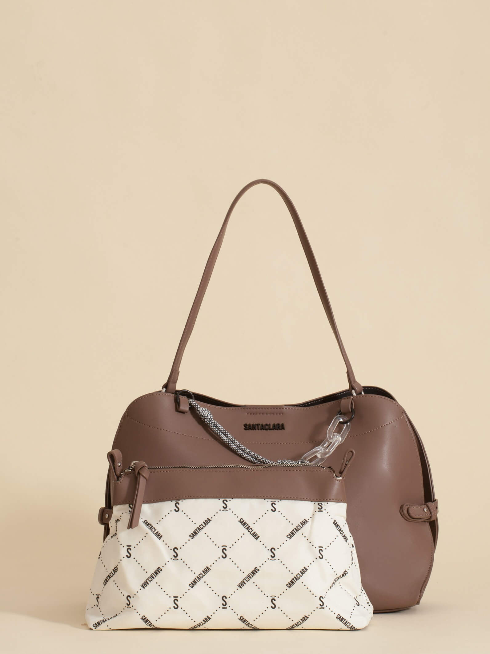 Cartera Navy Charm Chocolate