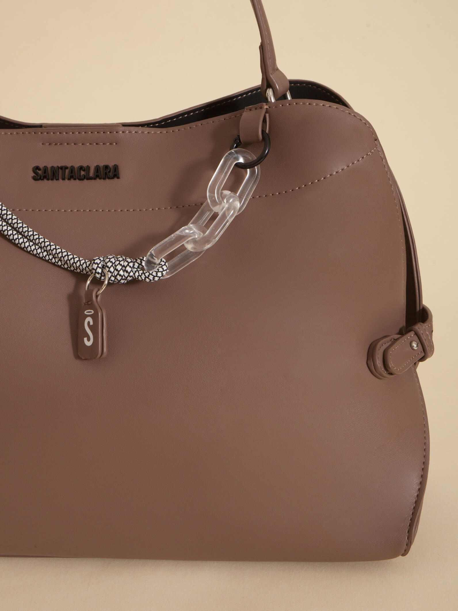 Cartera Navy Charm Chocolate