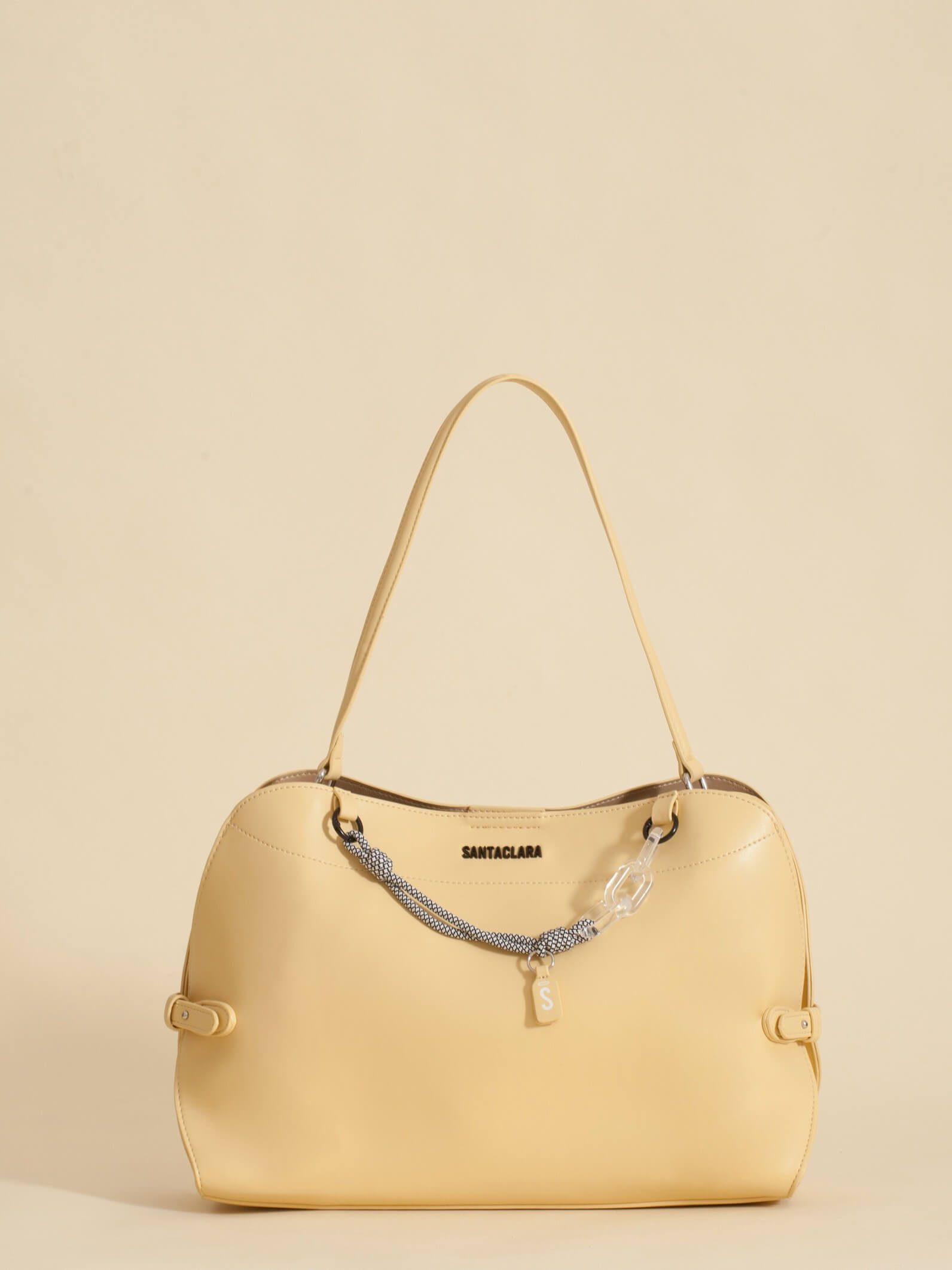 Cartera Navy Charm Vainilla