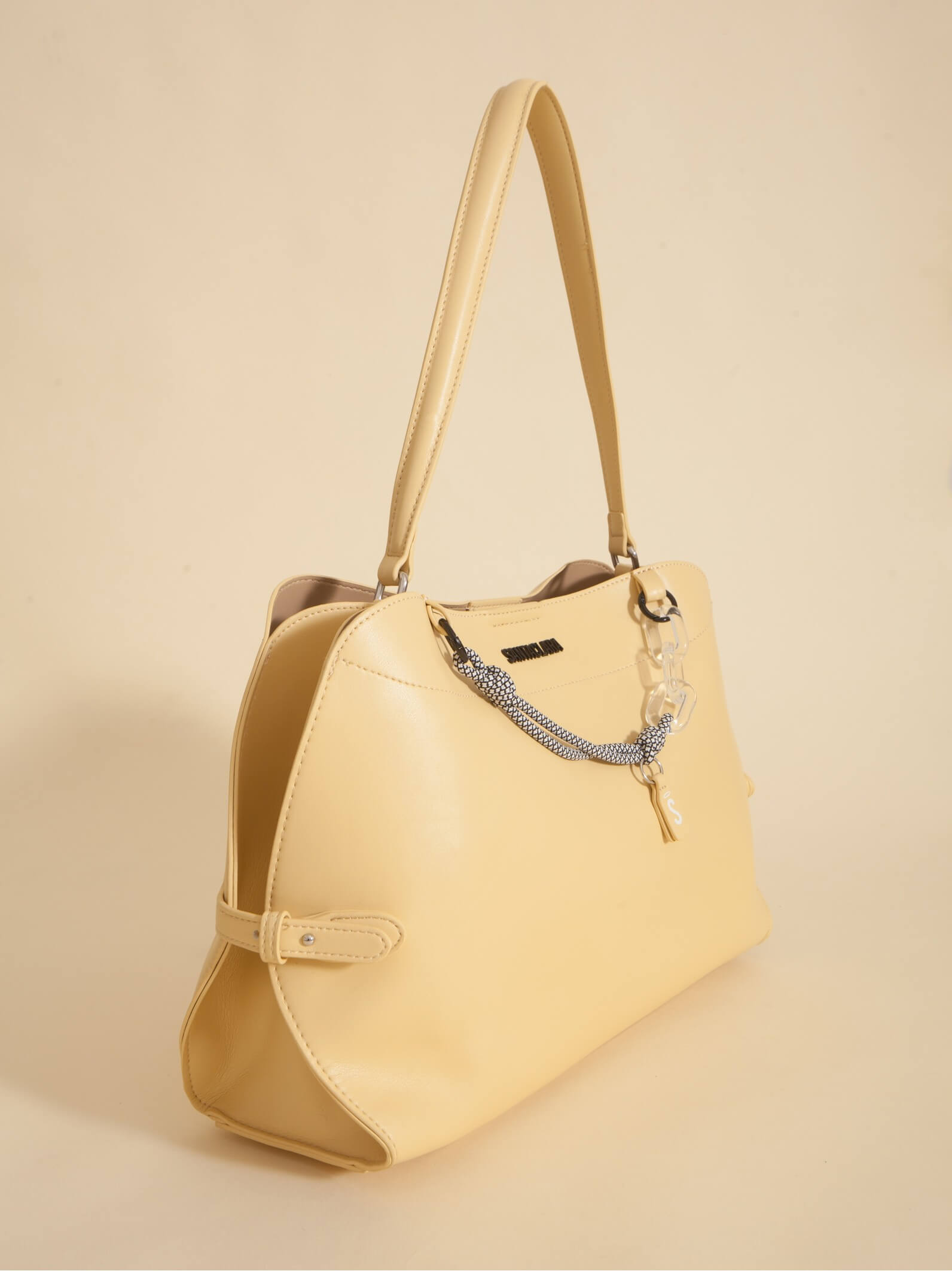 Cartera Navy Charm Vainilla