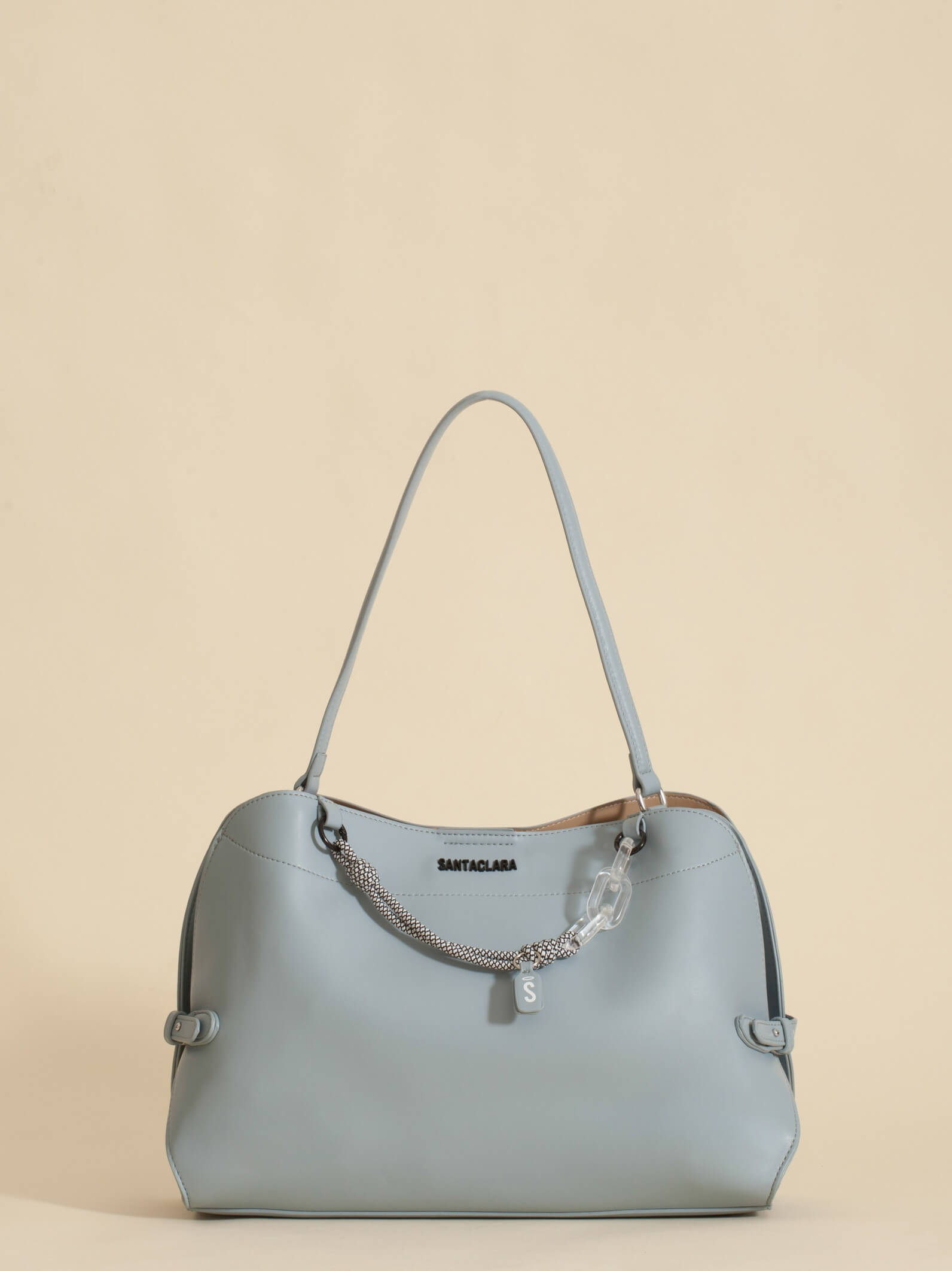 Cartera Navy Charm Celeste