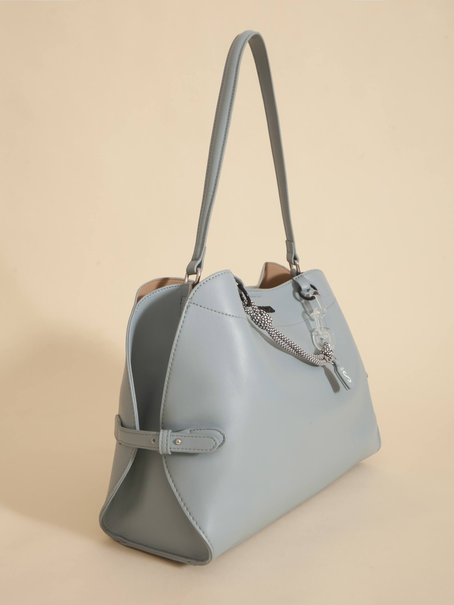 Cartera Navy Charm Celeste