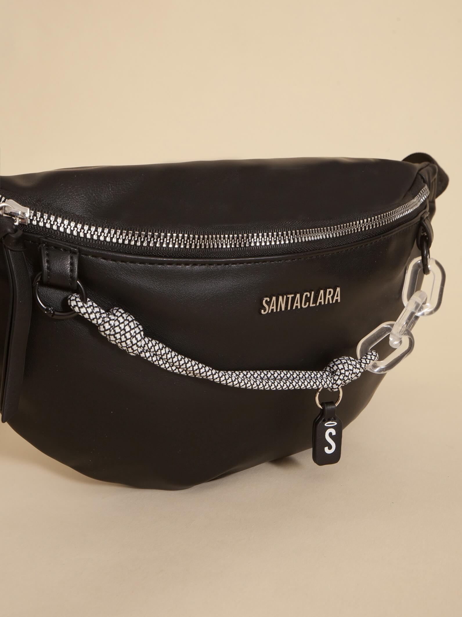 Riñonera Maxi Navy Charm Negro