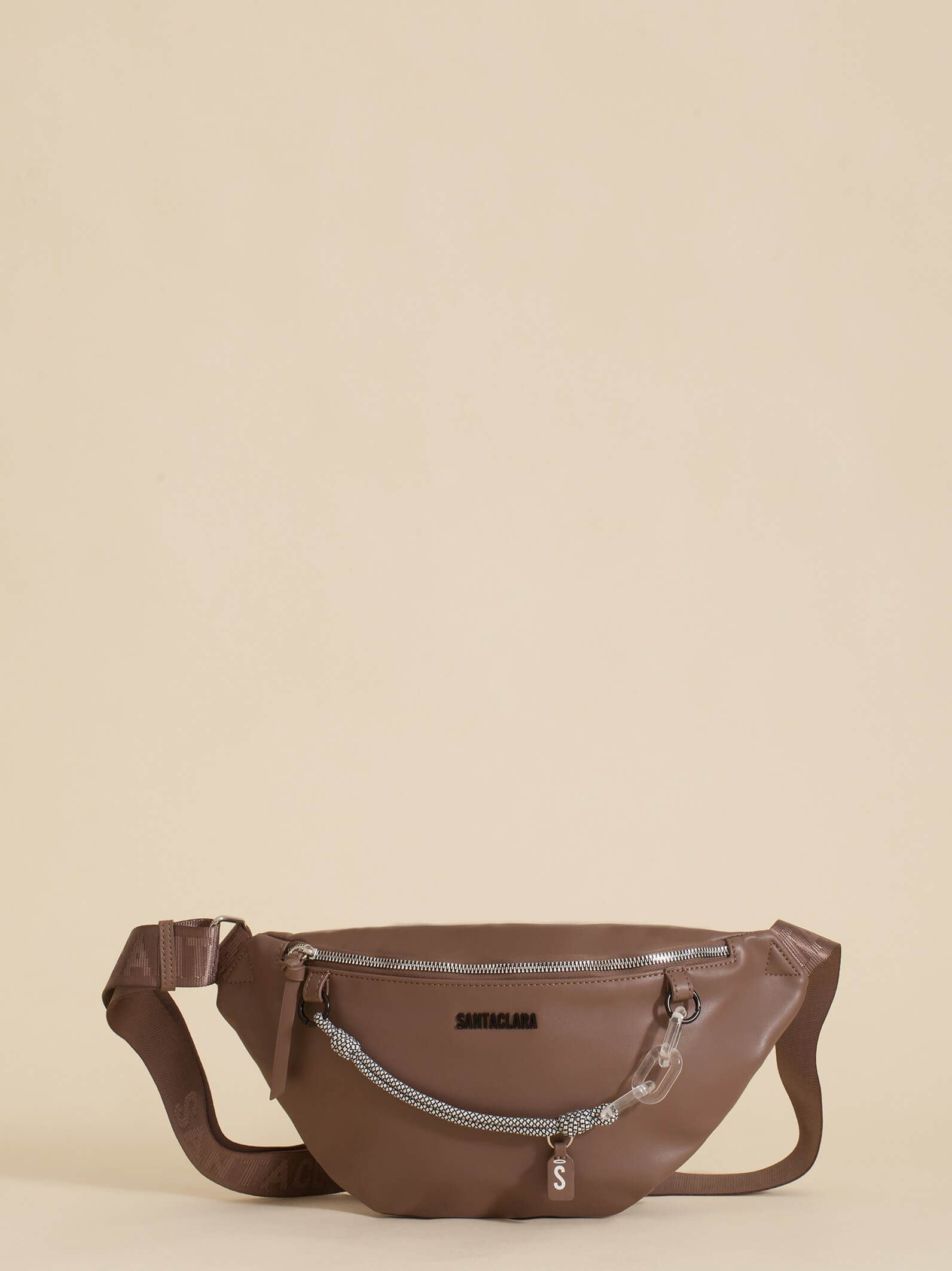 Riñonera Maxi Navy Charm Chocolate