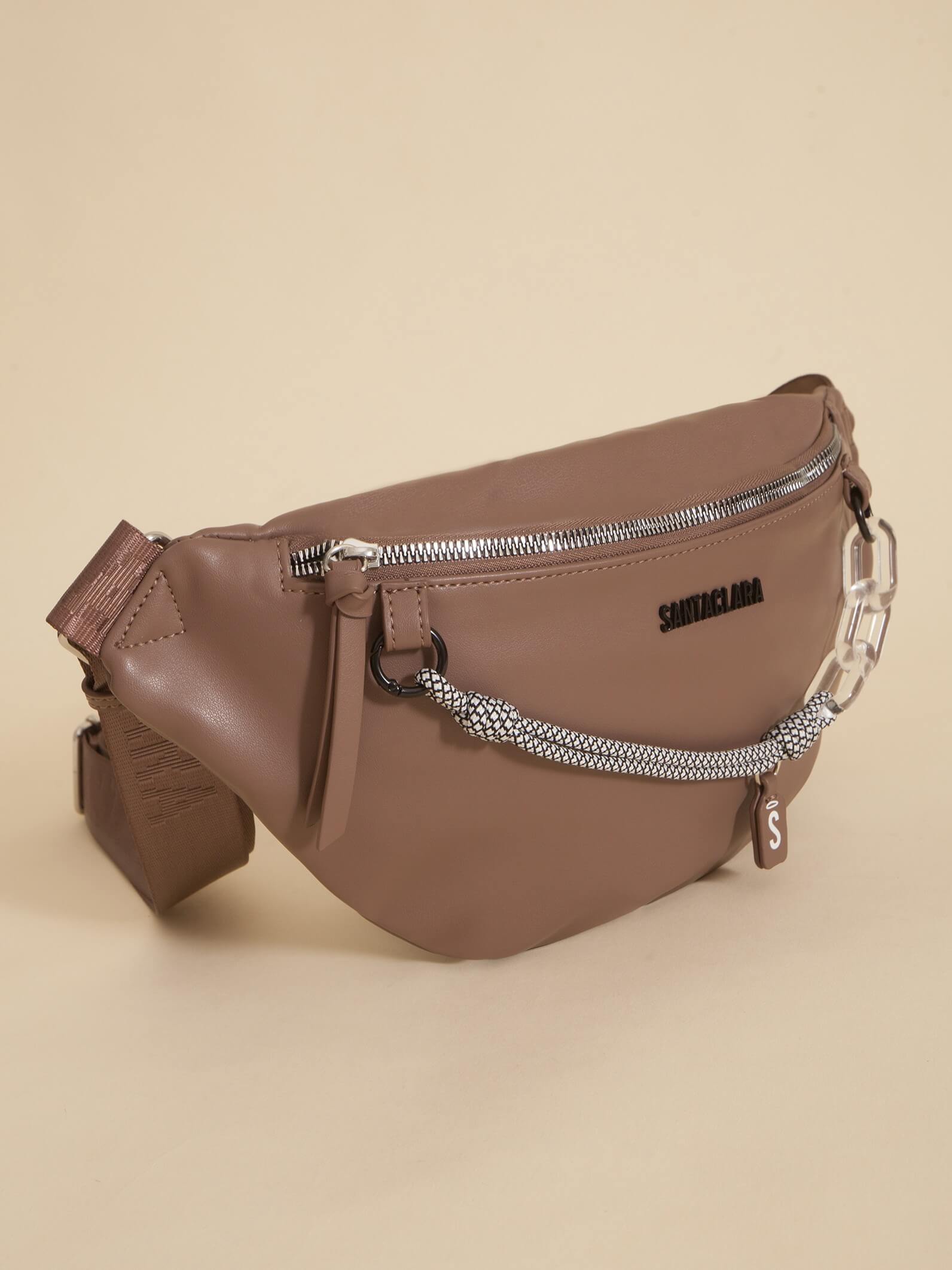 Riñonera Maxi Navy Charm Chocolate