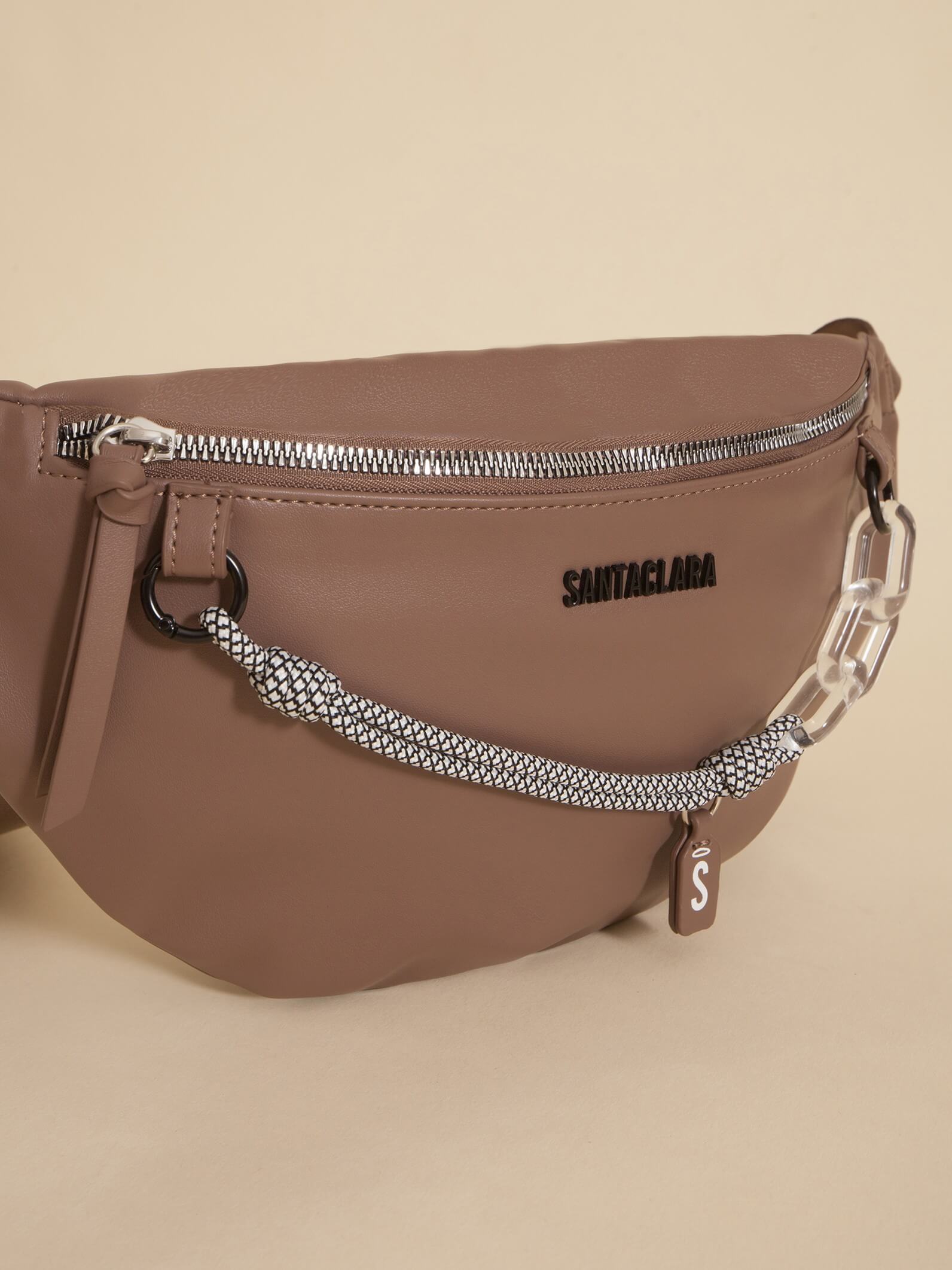 Riñonera Maxi Navy Charm Chocolate