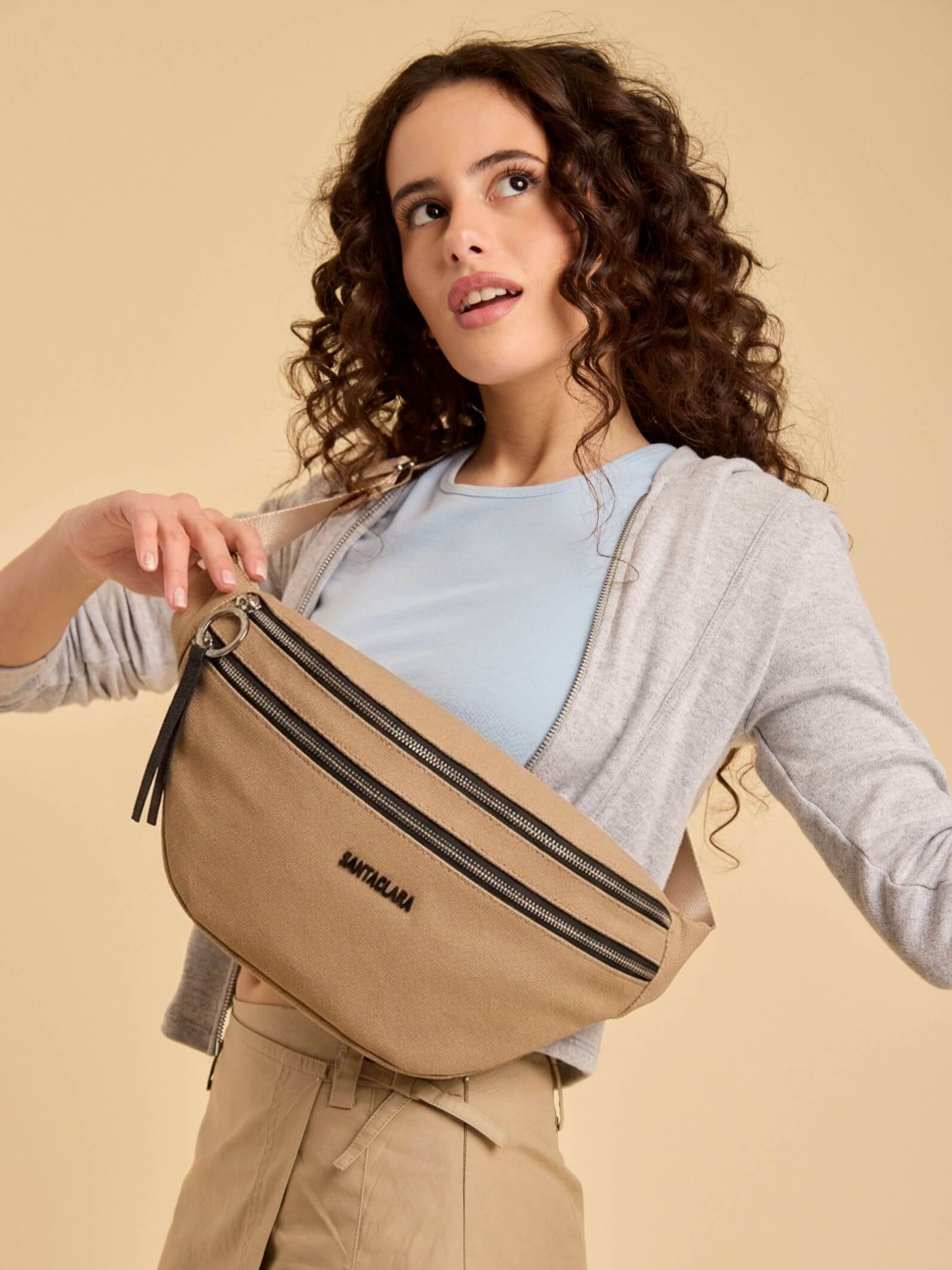 Riñonera Maxi Arena Beige