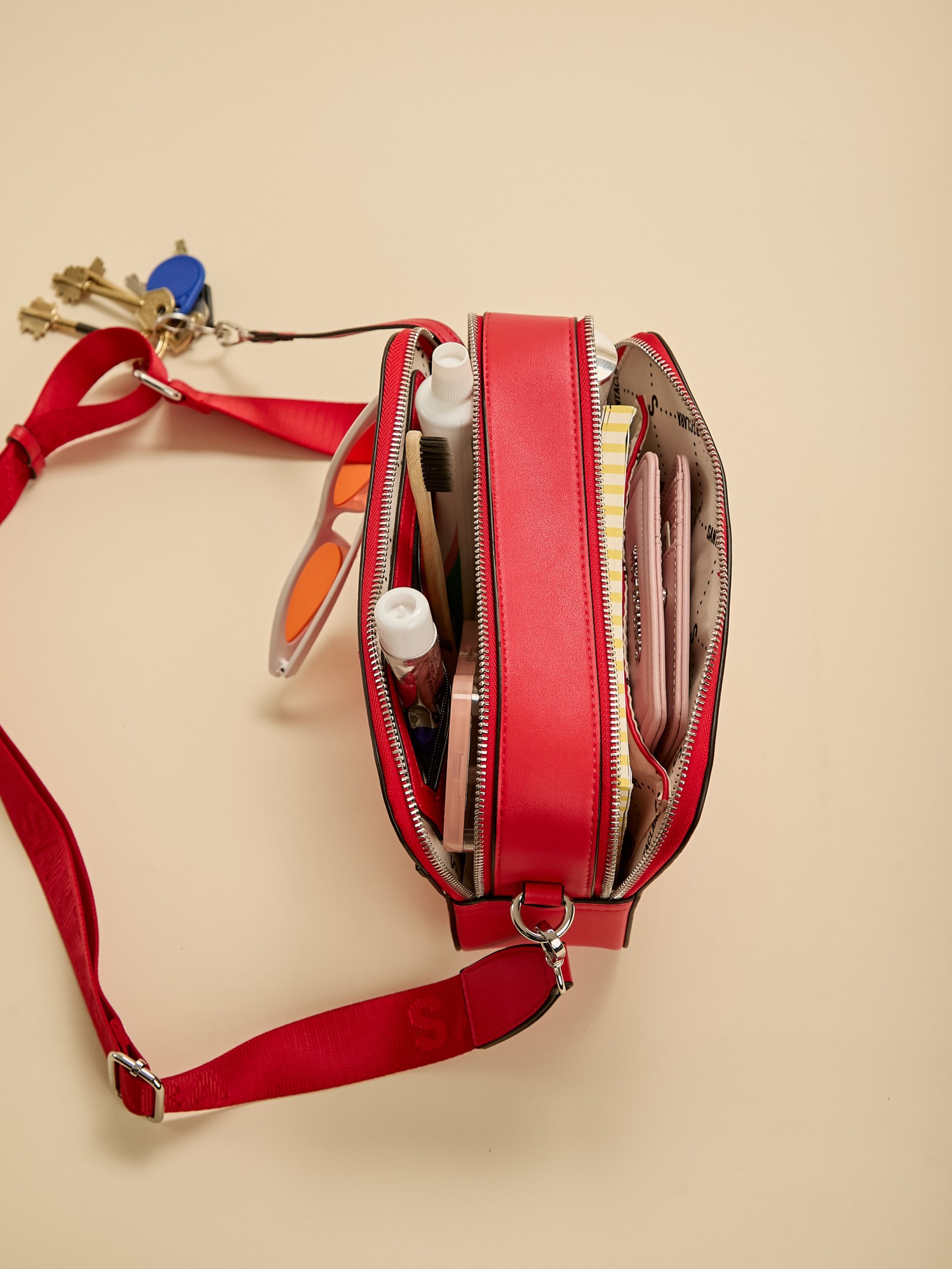 Bandolera Freya Rojo