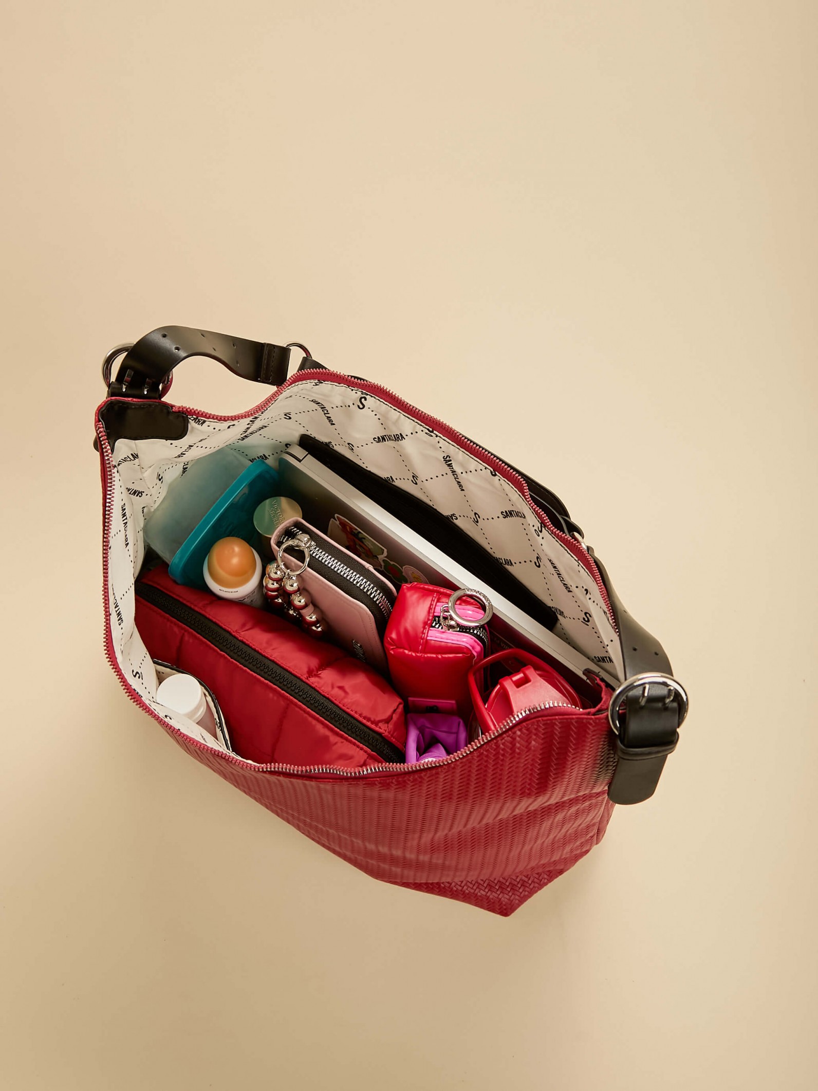 Cartera Tressa Rojo Oscuro