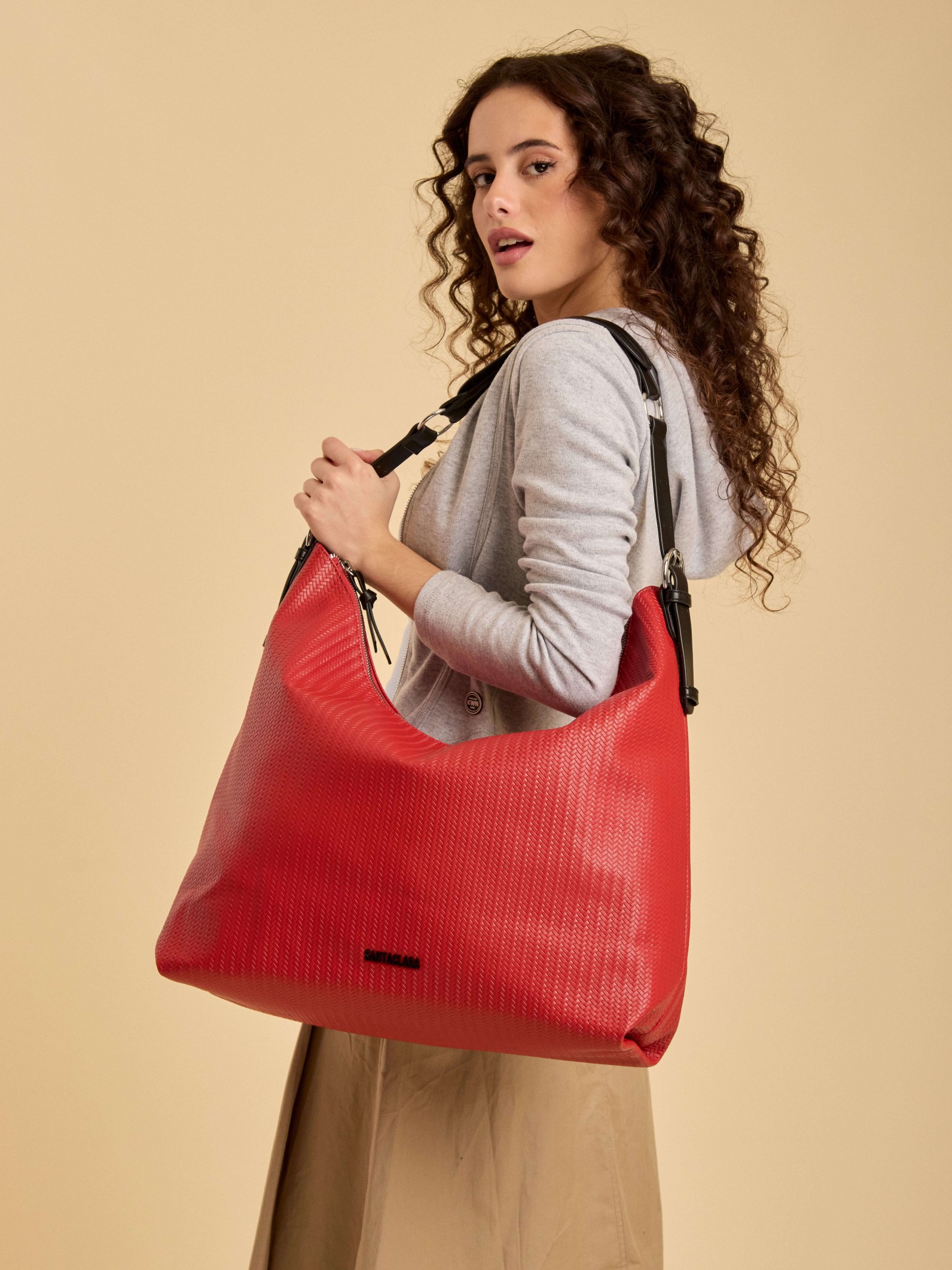 Cartera Tressa Rojo Oscuro