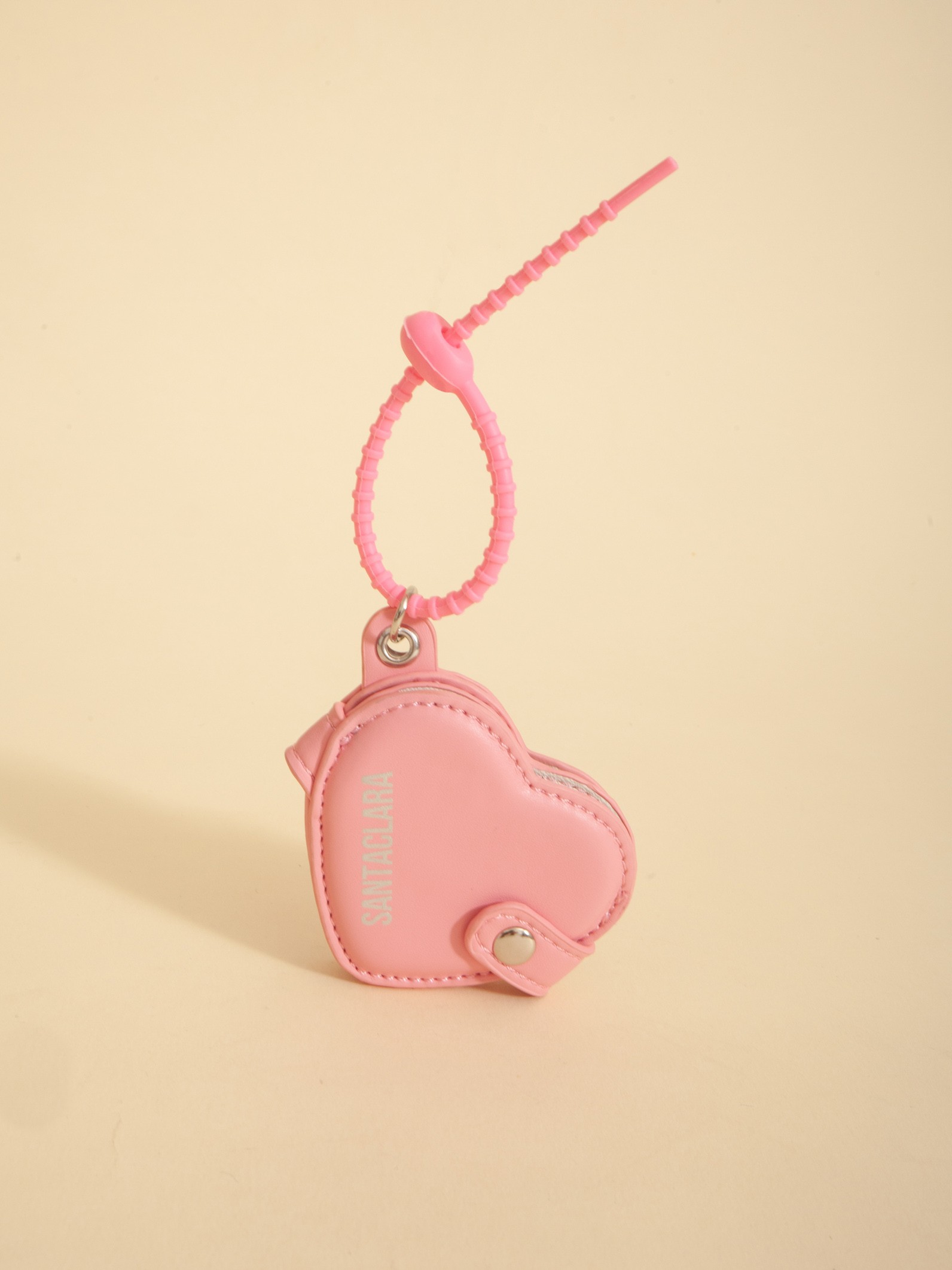Charm Relicario Corazón Rosa