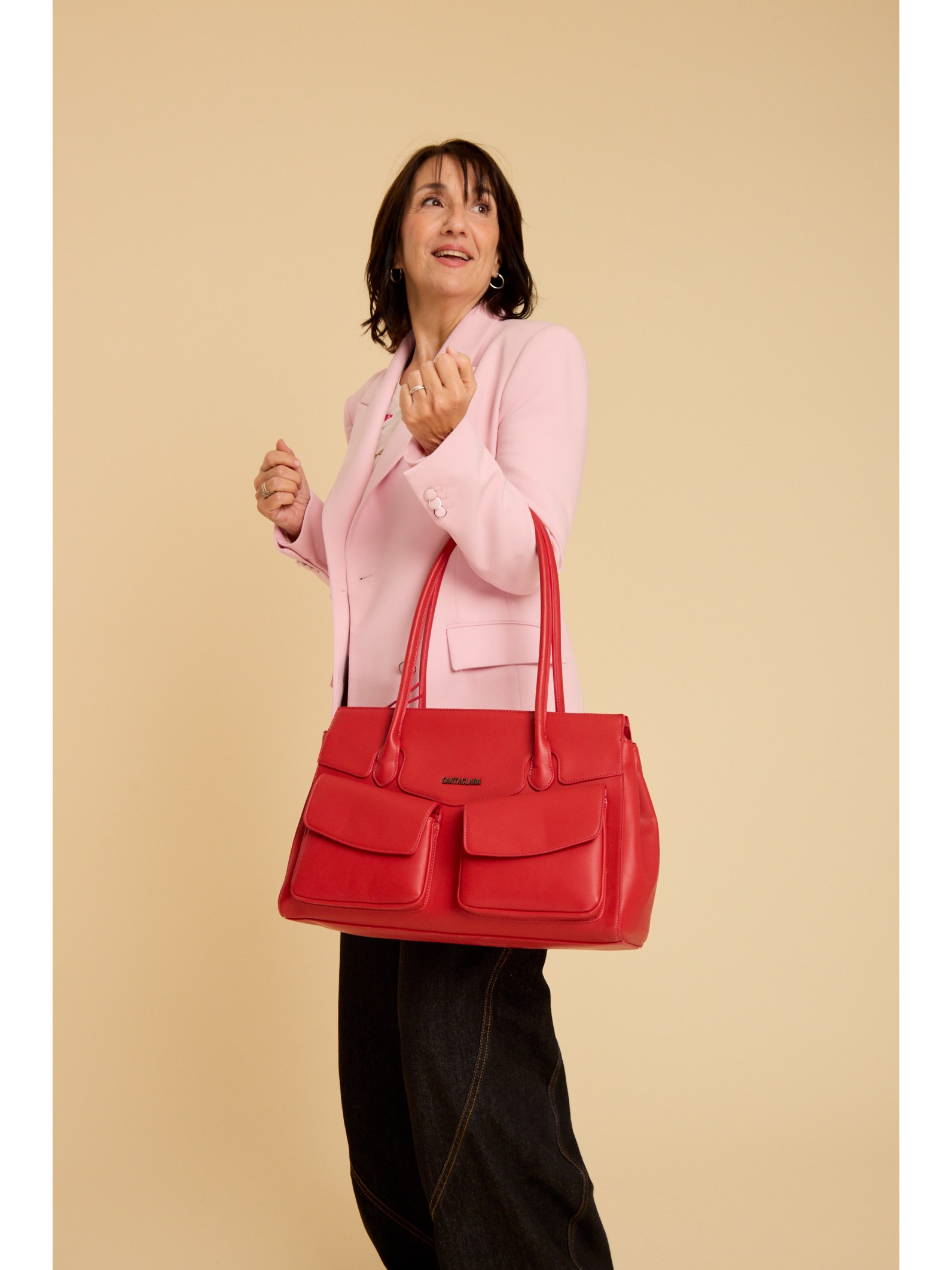Cartera Renata Rojo