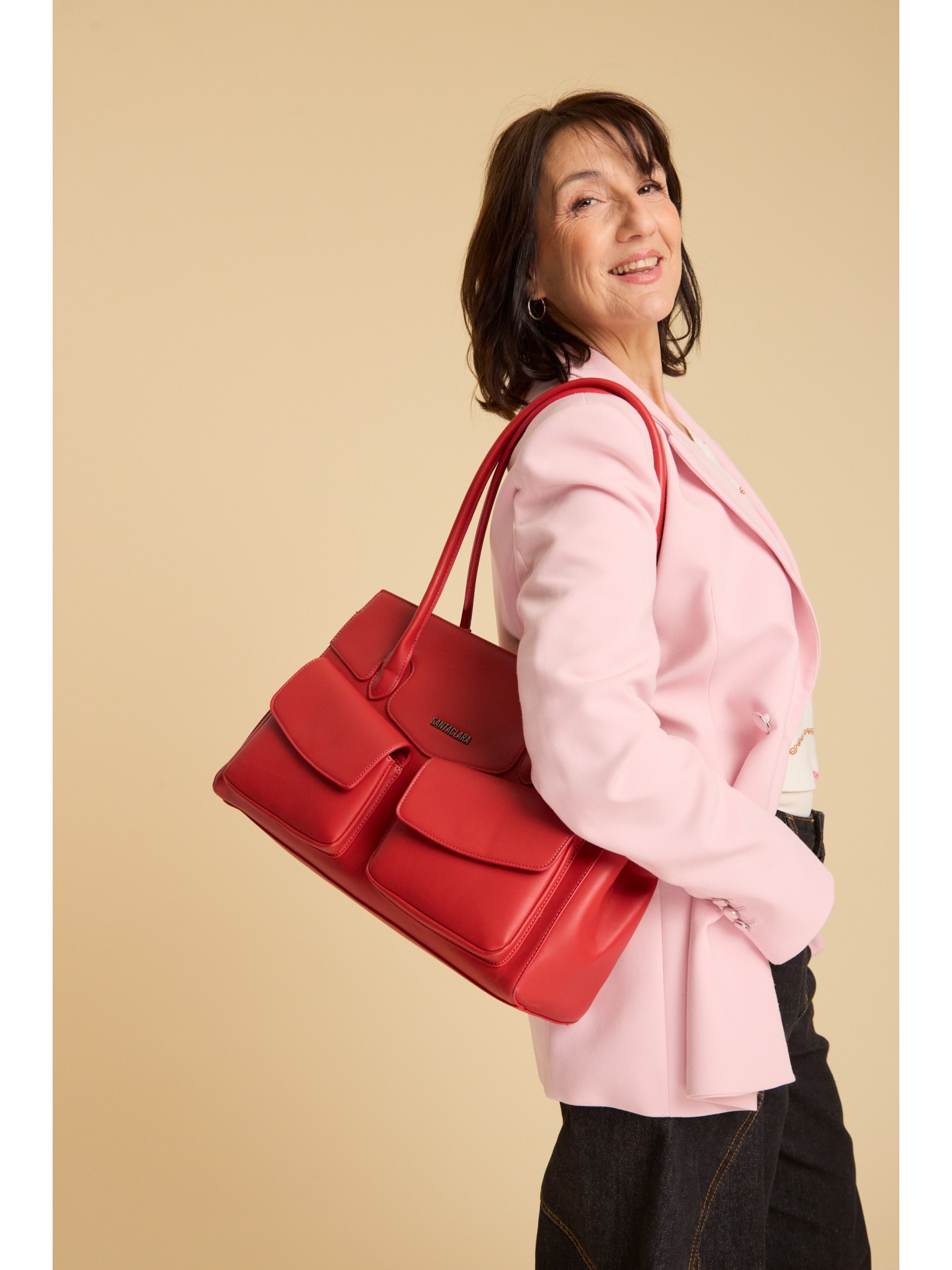 Cartera Renata Rojo