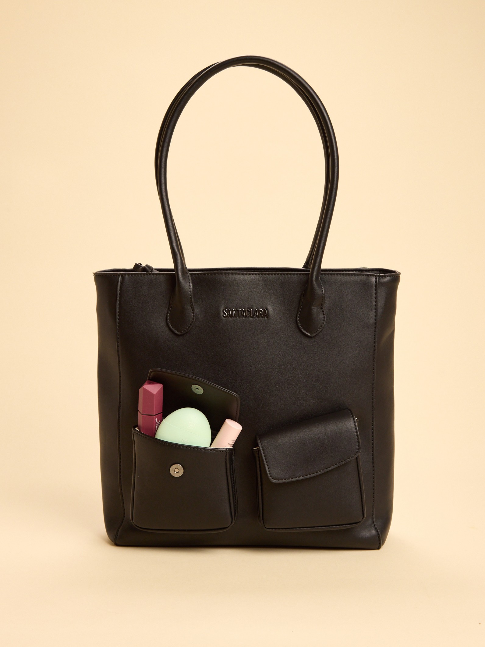 Cartera Shopper Renata Negro