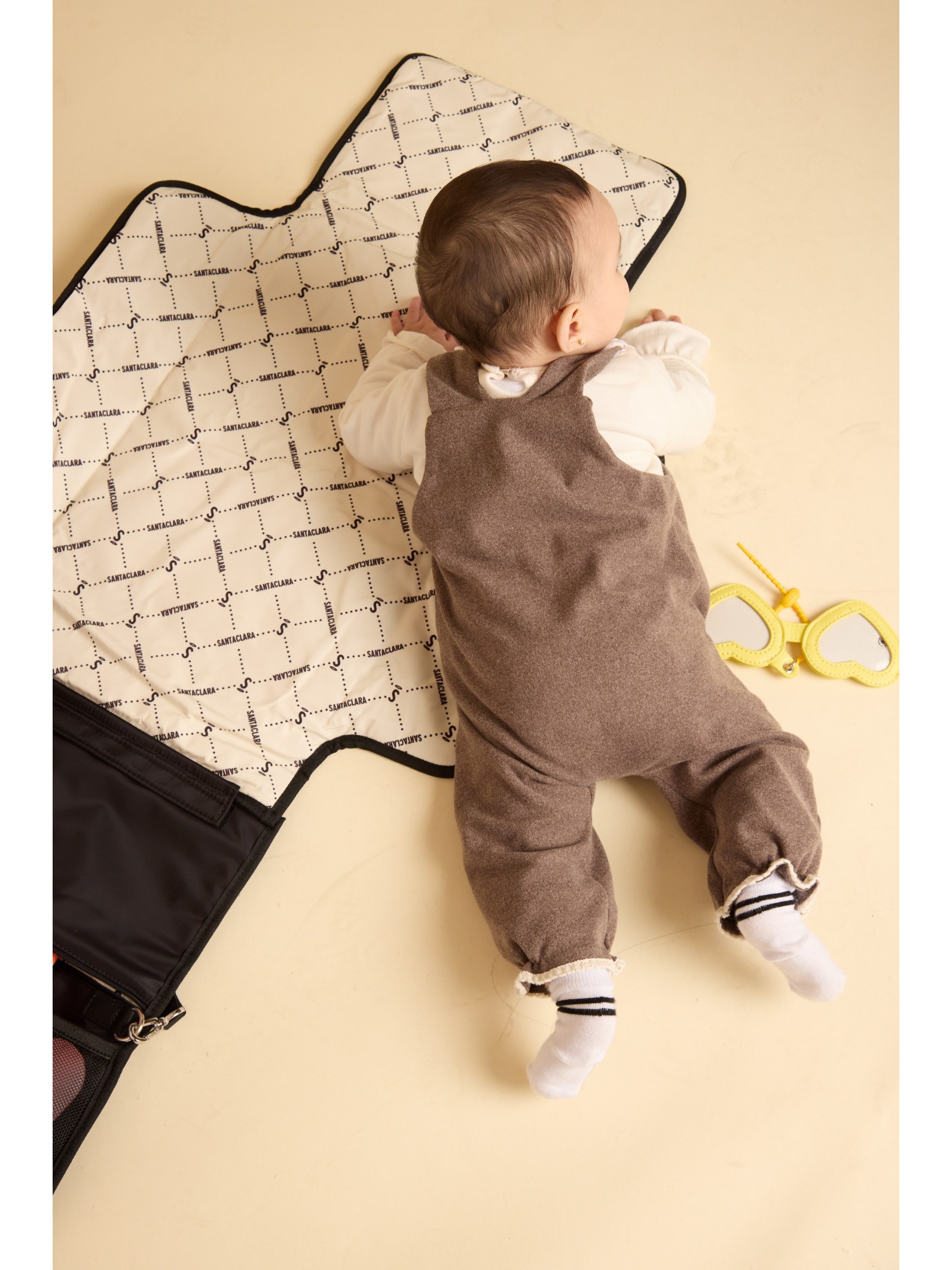 Cambiador Para Bebés Nido Negro
