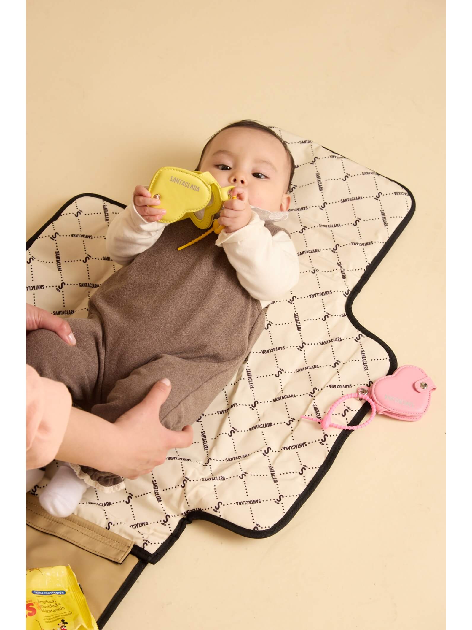 Cambiador Para Bebés Nido Beige